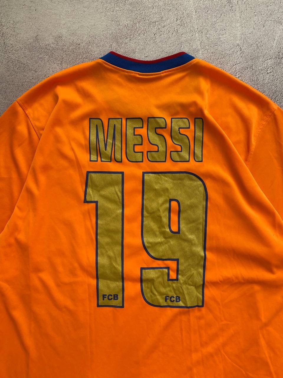 Vintage Messi Barcelona distressed jersey soccer Size US L / EU 52-54 / 3 - 7 Thumbnail