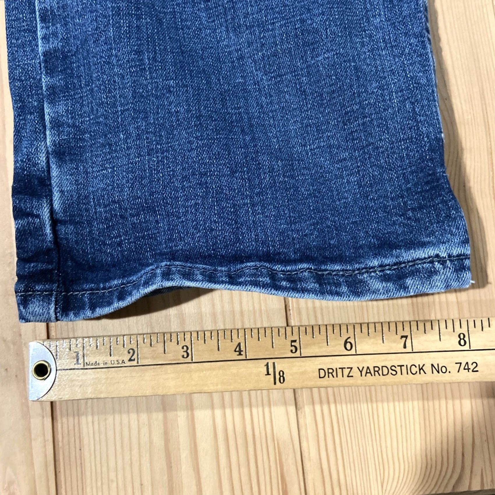 Levi's Levi's 514 Slim Straight Jeans Men 38x32 Denim Blue Regular Waist Belt Loops 5-Pocket 514 Brand Vintage No Size US 38 / EU 54 - 6 Thumbnail