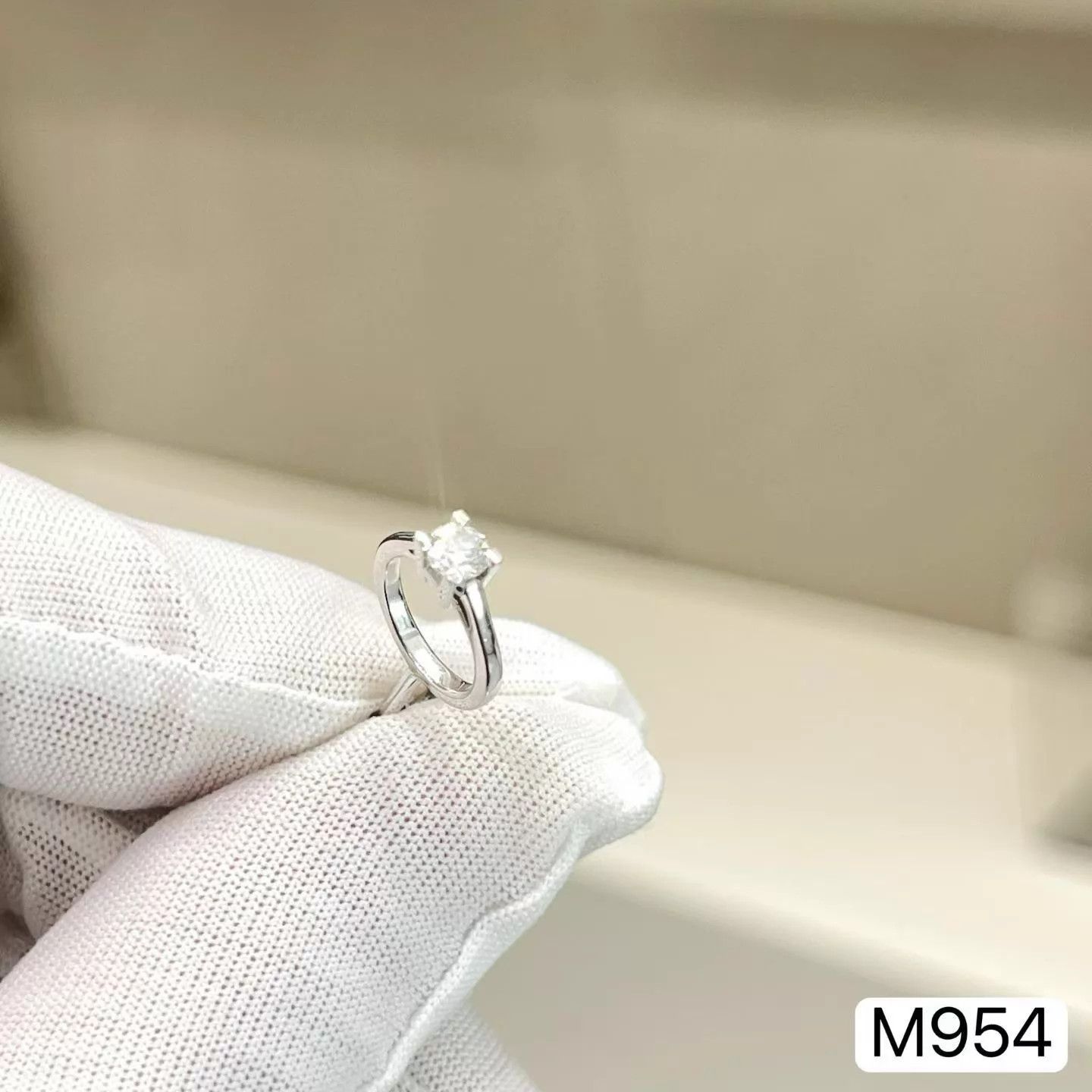 Harry Winston HW Charm Badge Pt Diamond Ring/Necklace 41cm M954 Size ONE SIZE - 3 Thumbnail