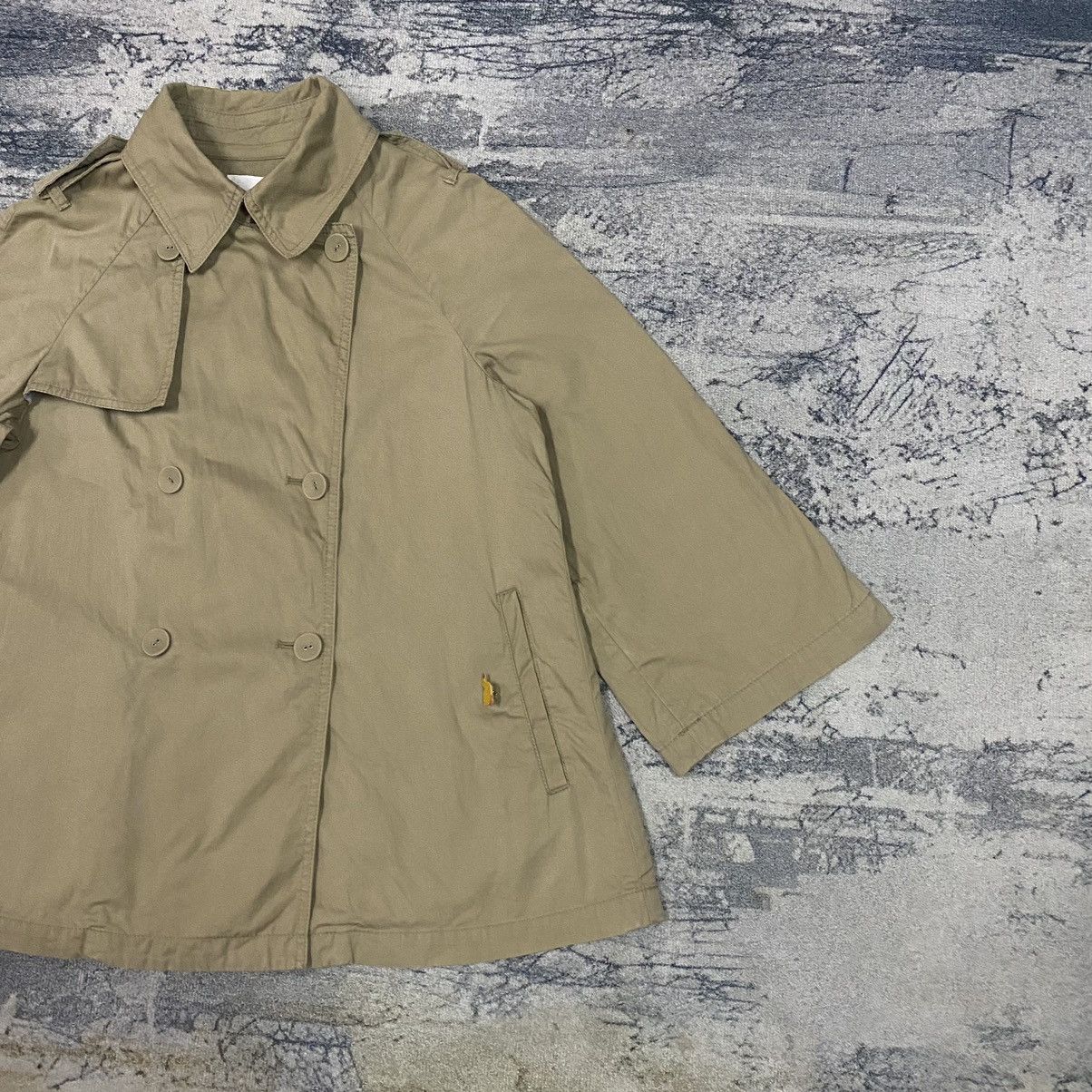 Designer × Issey Miyake × Ne-Net Vintage Issey Miyake Ne Net Double Breast Cotton Coat Size M / US 6-8 / IT 42-44 - 2 Thumbnail