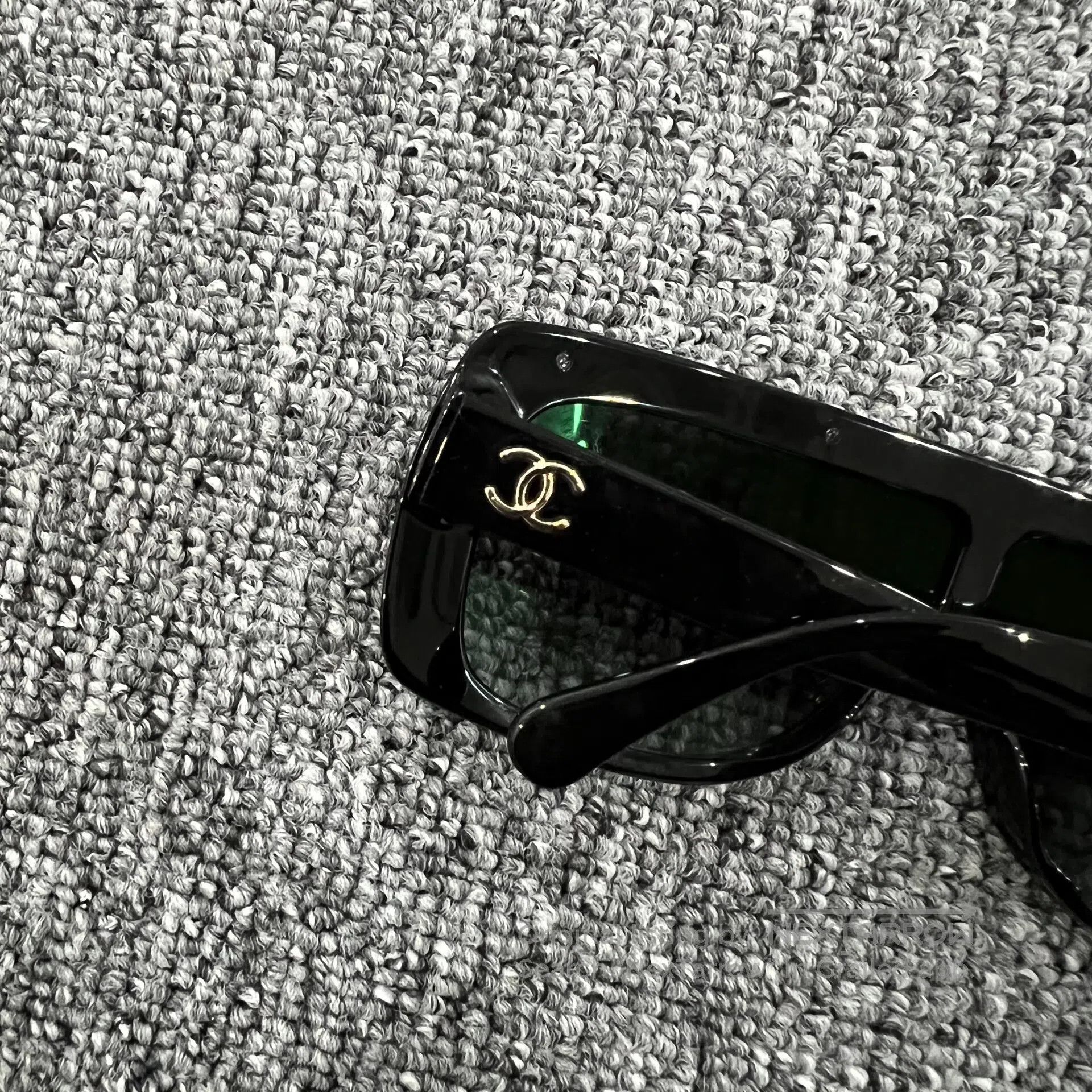 Chanel Chanel Beaded chain with double C logo sunglasses| Size ONE SIZE - 6 Thumbnail