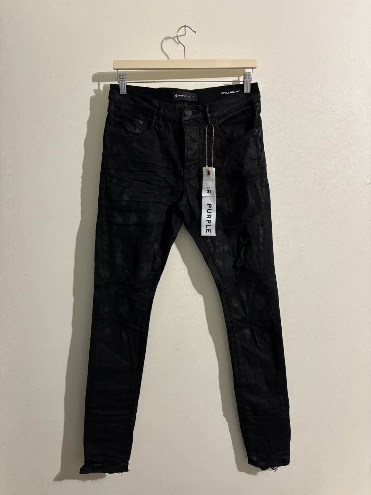 PURPLE BRAND P001 Black Oil Spill SIZE 31