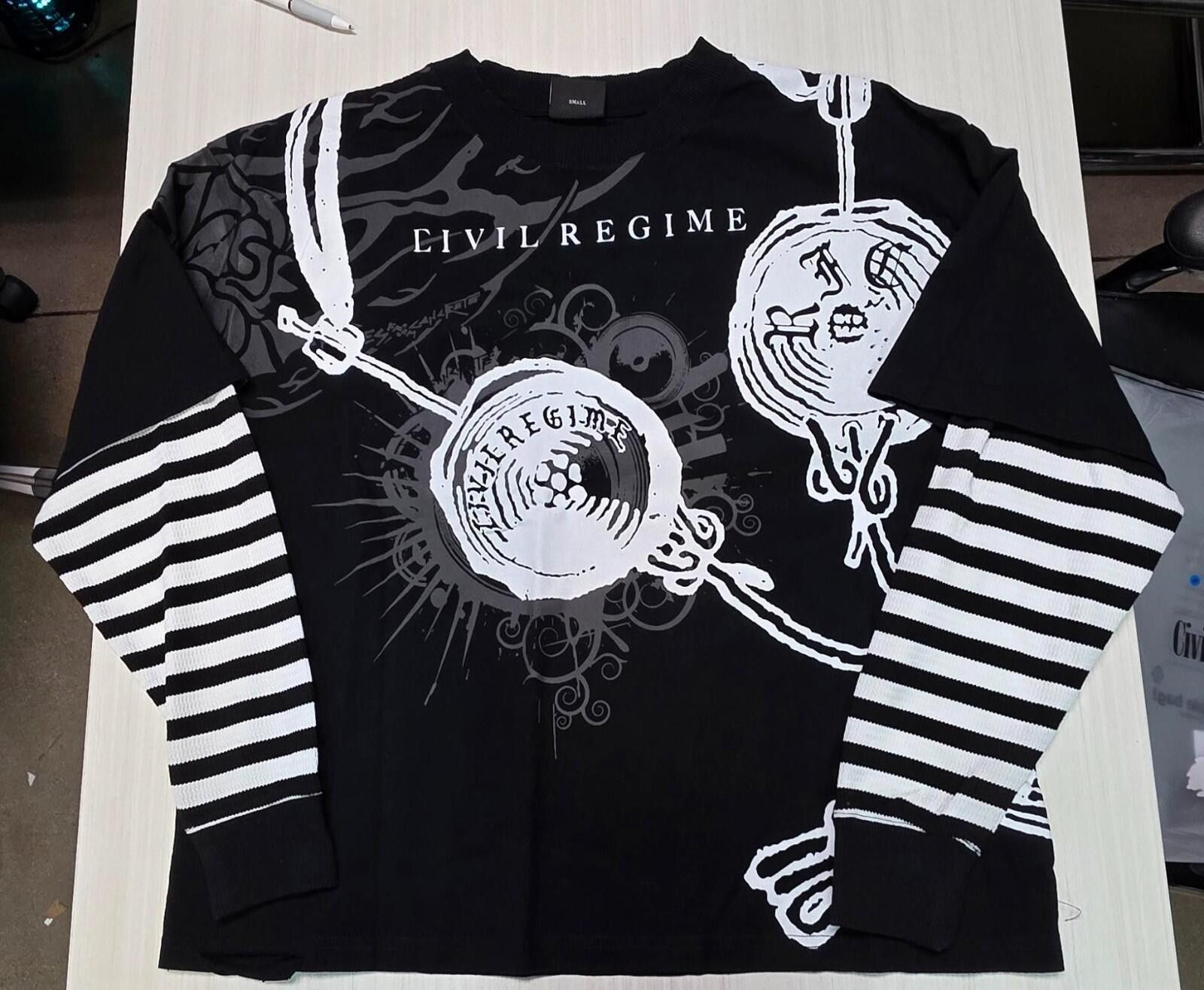 Civil Regime Civil Regime “Music On, World Off” 199X Distress size small Size US S / EU 44-46 / 1 - 1 Thumbnail
