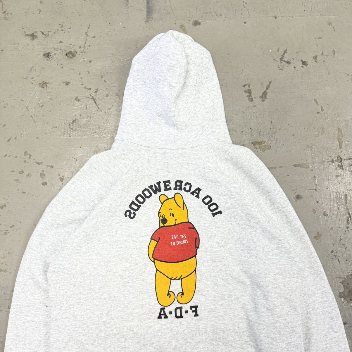 Disney × Fruit Of The Loom × Vintage Vintage 90’s Winnie The Pooh FDA Say No/Yes To Drugs Size US L / EU 52-54 / 3 - 8 Thumbnail