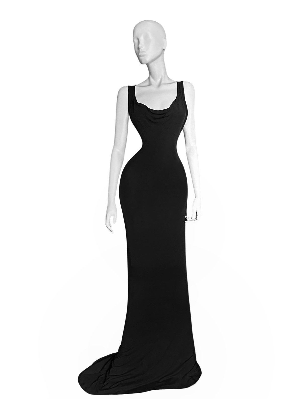 Vivienne Westwood Unique Runway Maxi Black Dress