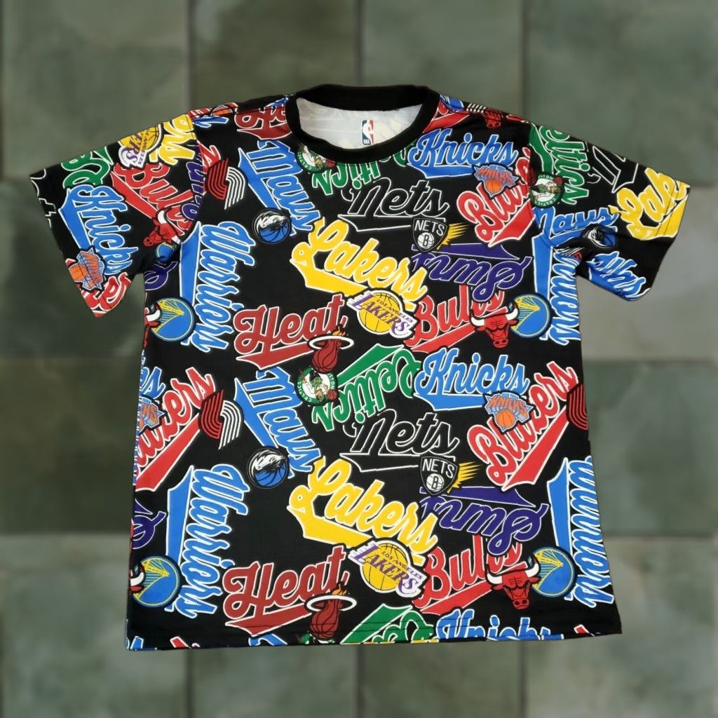 NBA NBA Boys T-Shirt Large Black Crew Neck Short Sleeve Teams Size US L / EU 52-54 / 3 - 1 Thumbnail