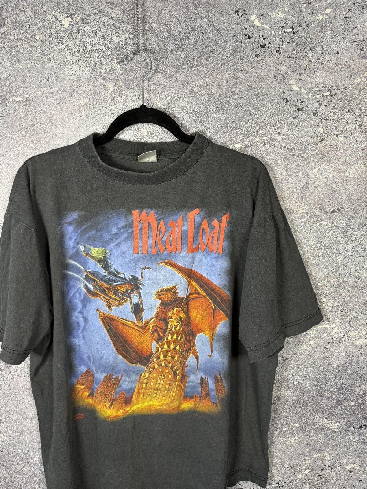Band Tees × Vintage 🇺🇸 Vintage 1994 Meat Loaf Europe Tour Rock T-Shirt size XL Size US XL / EU 56 / 4 - 2 Thumbnail