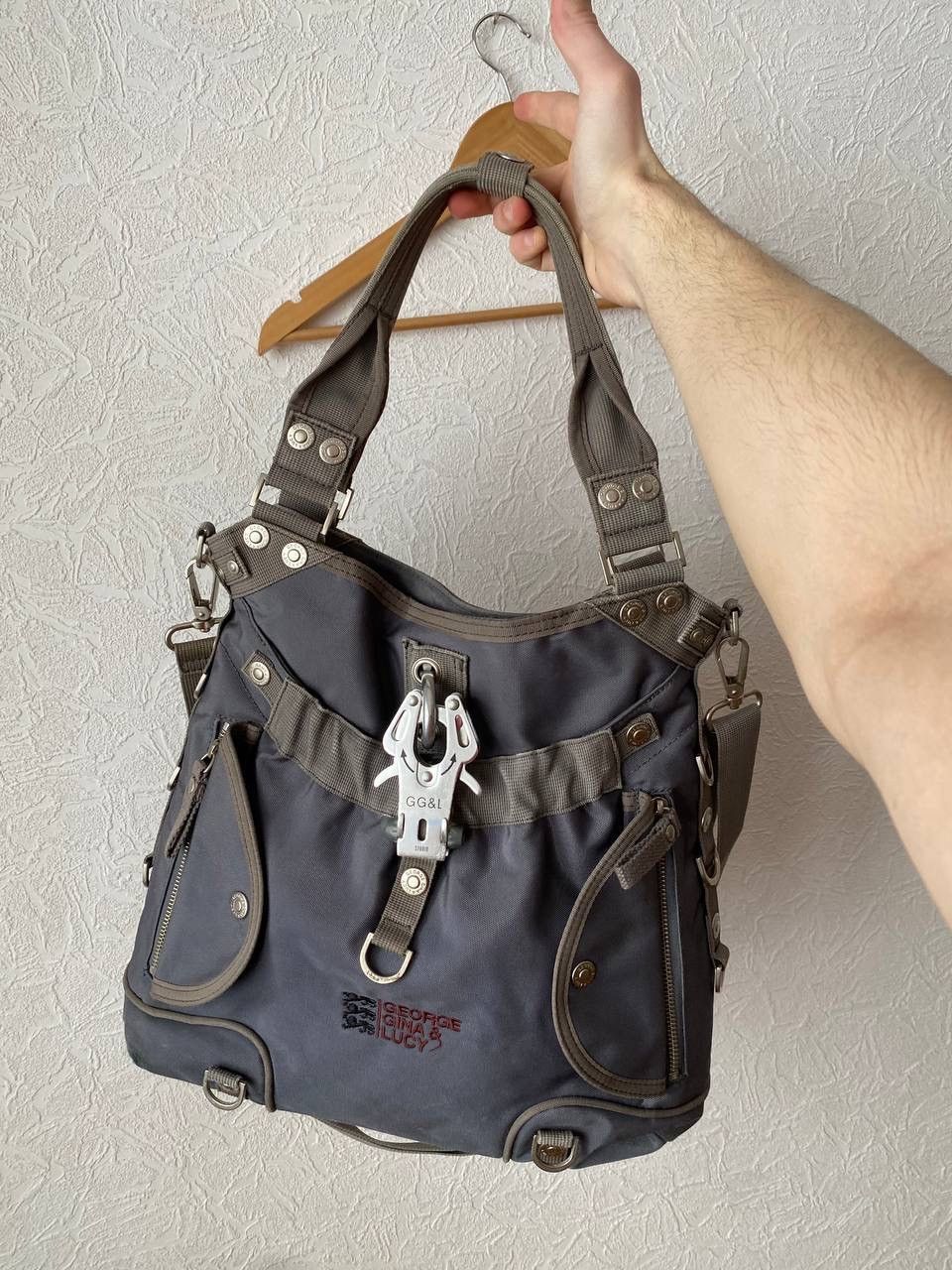 Japanese Brand Vintage George Gina Lucy Gray Bag Alyx Size ONE SIZE - 14 Thumbnail