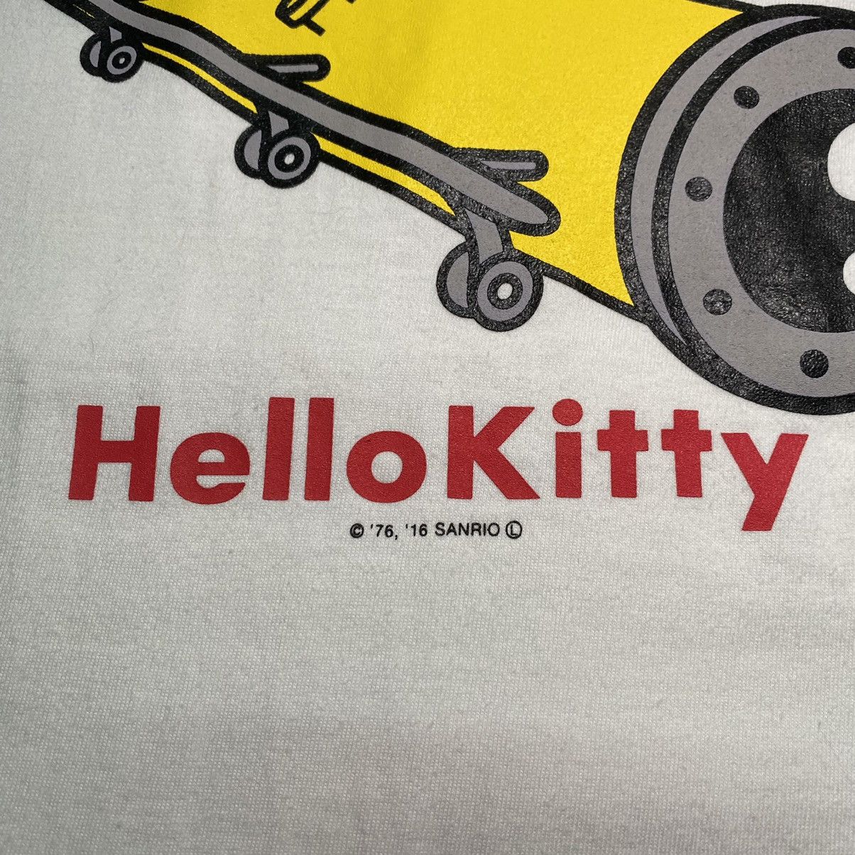 Anime × Cartoon Network × Japanese Brand HELLO KITTY MATH TEACHER SANRIO CARTOON T SHIRT Size US XL / EU 56 / 4 - 8 Thumbnail