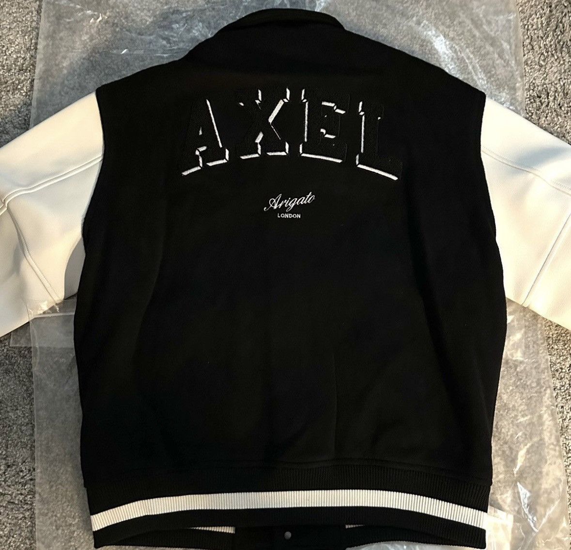 Axel Arigato Axel Arigato Illusion Varsity Jacket- Black Size US L / EU 52-54 / 3 - 8 Thumbnail
