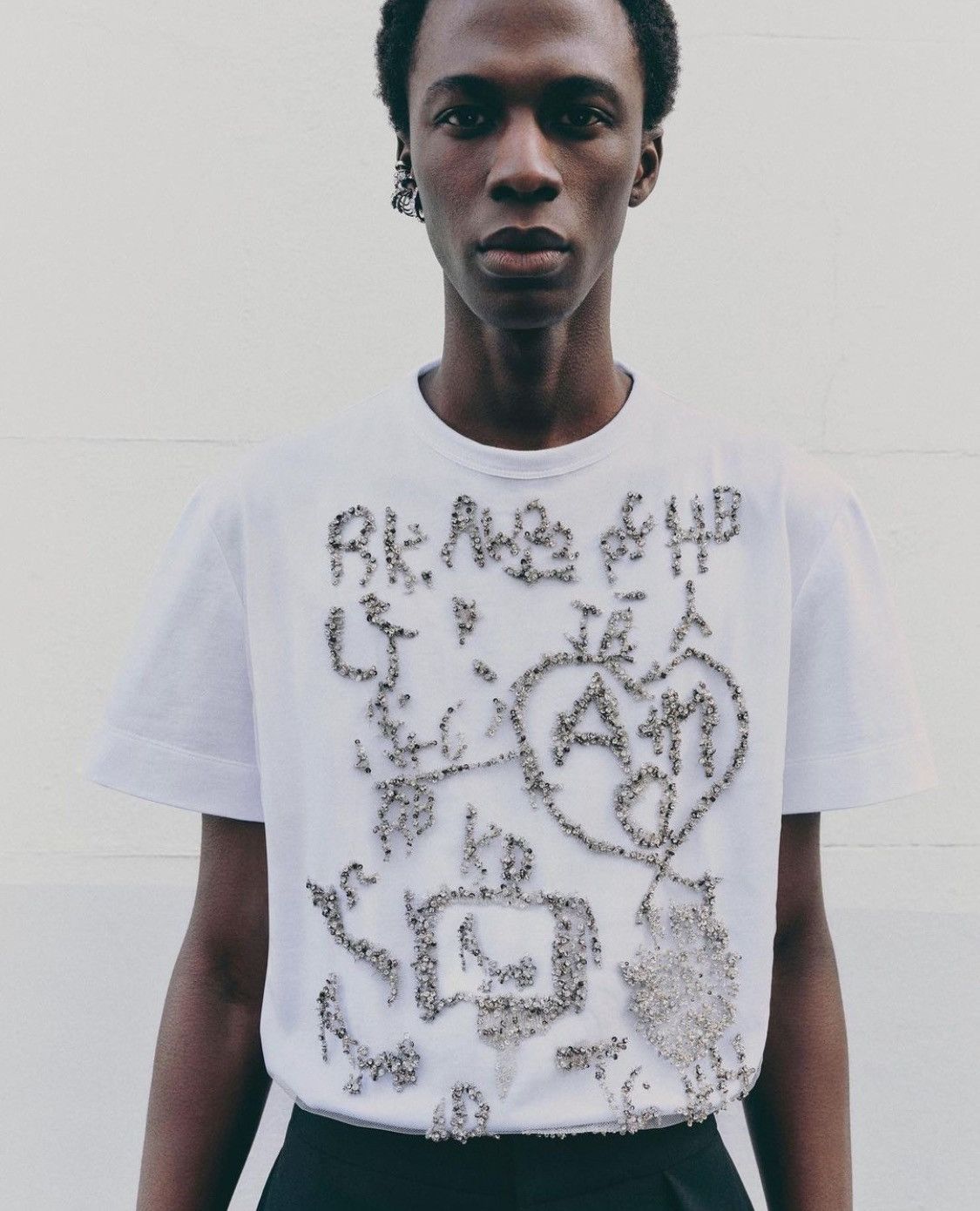 Alexander McQueen Alexander McQueen Embroidery Tshirt Size US L / EU 52-54 / 3 - 1 Thumbnail