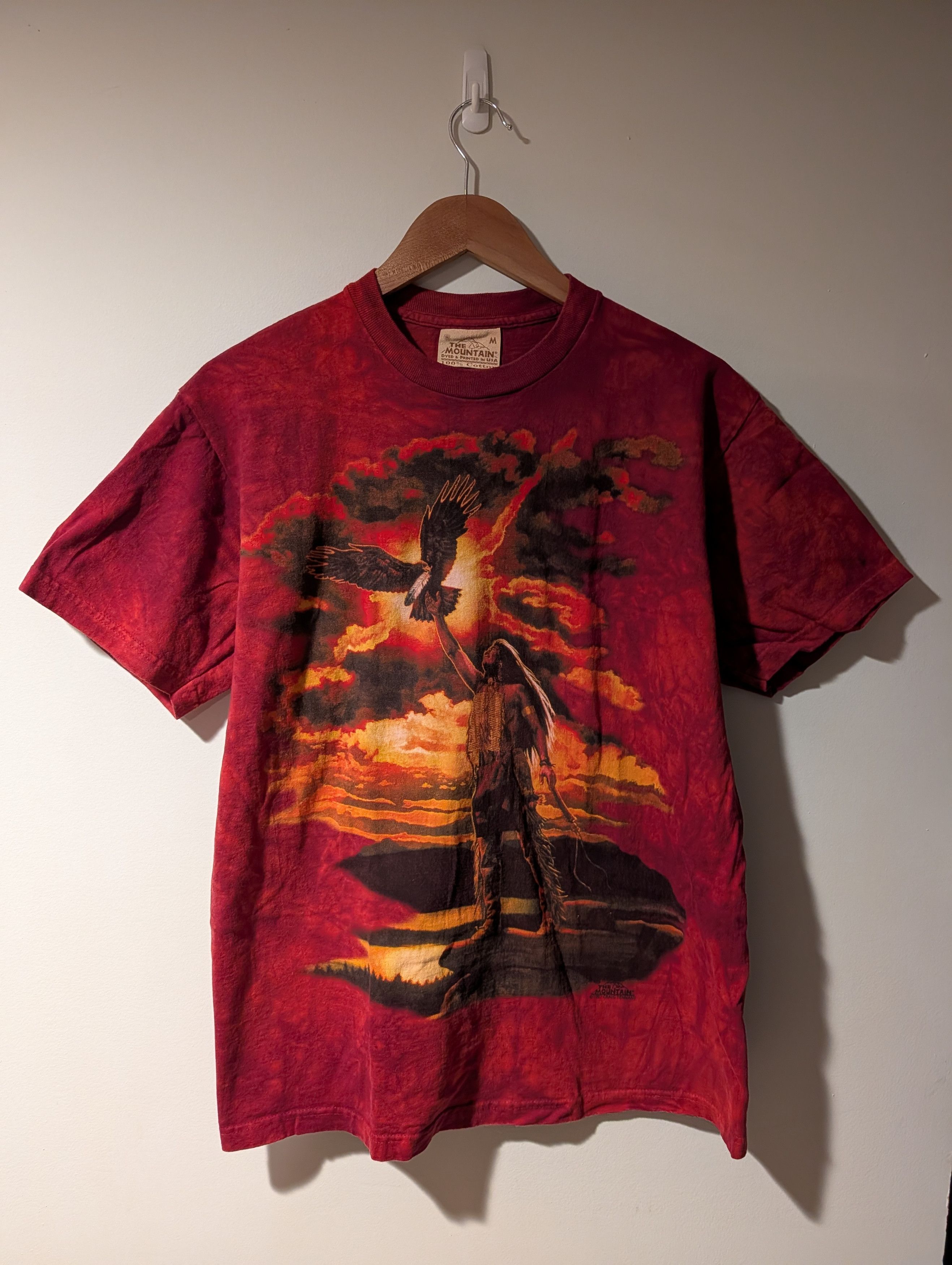 The Mountain Vintage 1997 The Mountain Eagle Native Tribal Medium T-Shirt Size US M / EU 48-50 / 2 - 1 Thumbnail