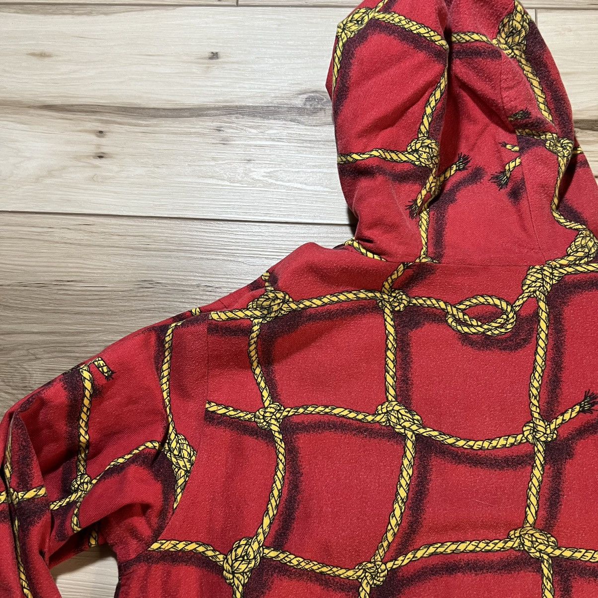Sasquatchfabrix Sasquatchfabrix AW05 3D Rope Check Reversible Hoodie Size US M / EU 48-50 / 2 - 14 Thumbnail