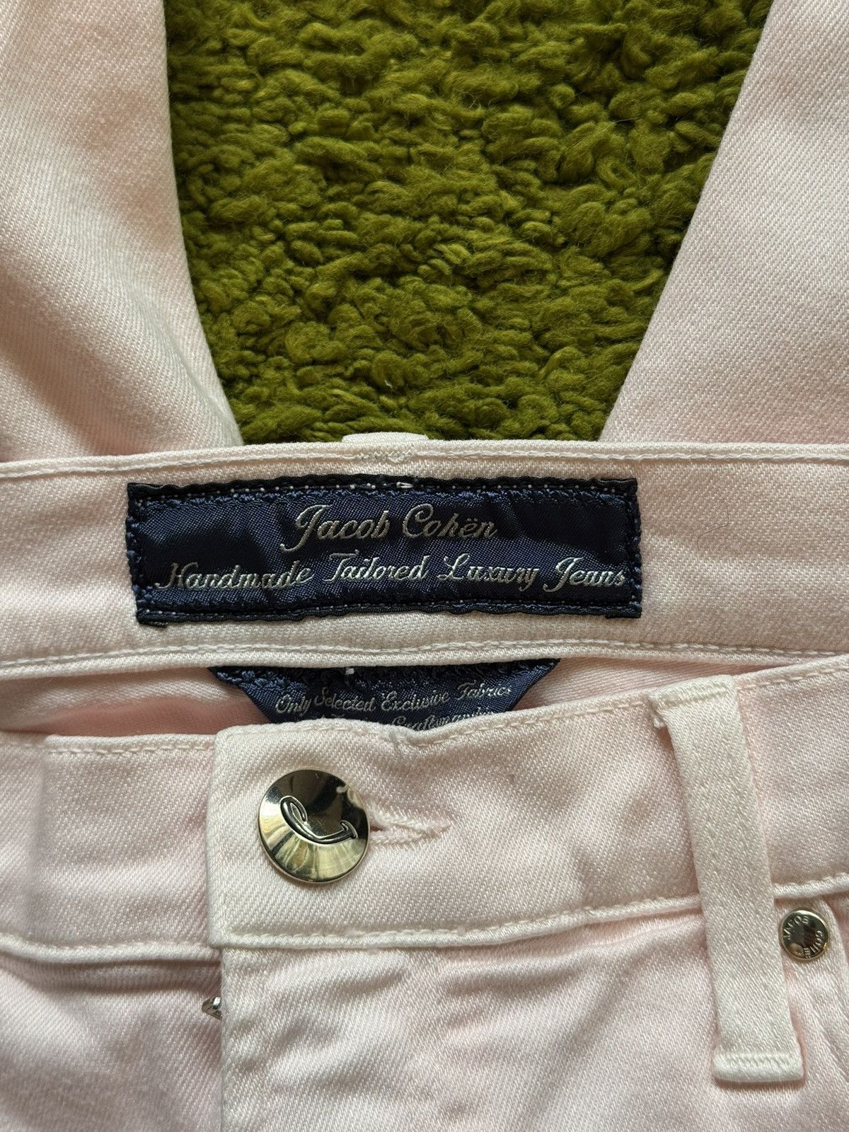Jacob Cohen Jacob Cohen avant garde fur patch pink pants Size 27" / US 4 / IT 40 - 4 Thumbnail