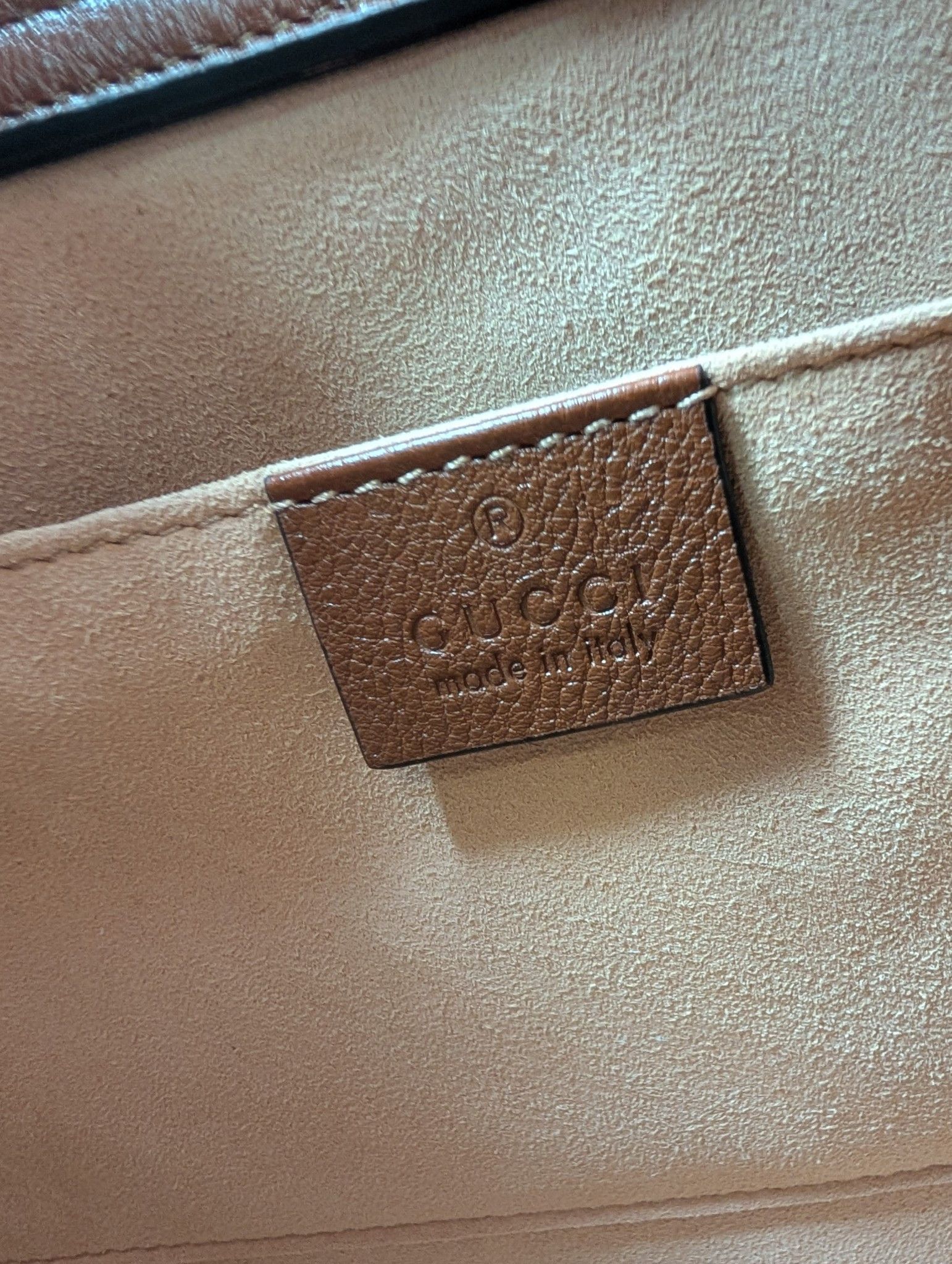 Gucci Brown Diana Tote Bag With Bamboo Handle Size ONE SIZE - 14 Thumbnail