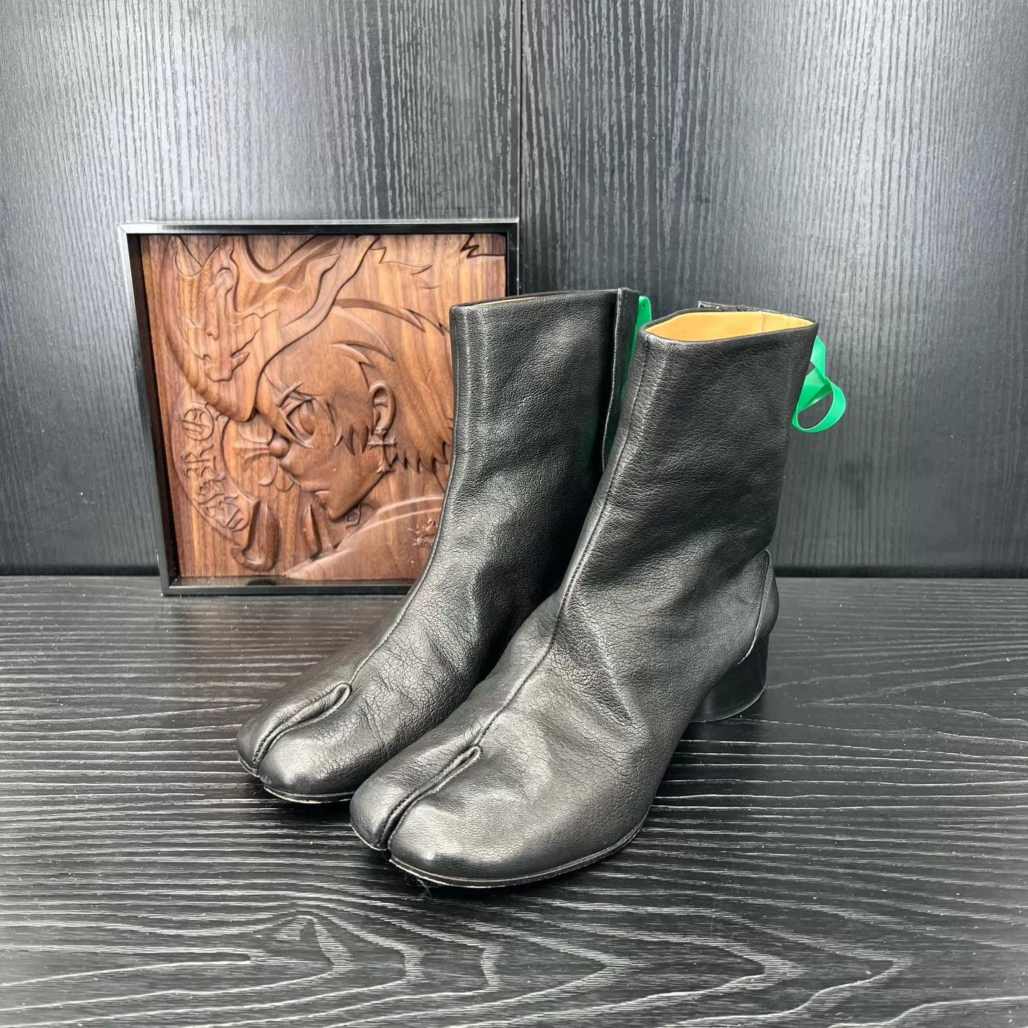 Maison Margiela Maison Margiela Tabi Black Short Boots 38 Size US 7.5 / IT 37.5 - 1 Thumbnail