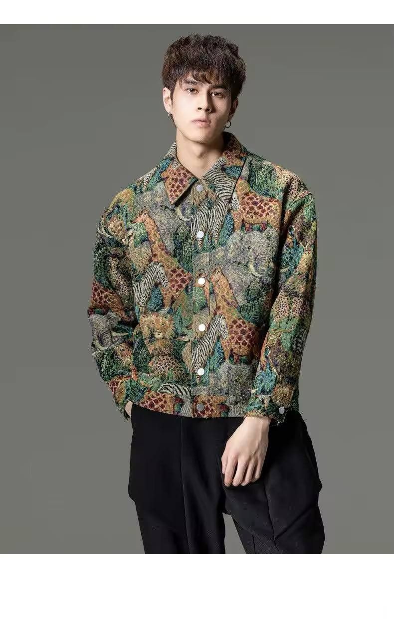Japanese Brand × Vintage print jacket Size US L / EU 52-54 / 3 - 3 Thumbnail