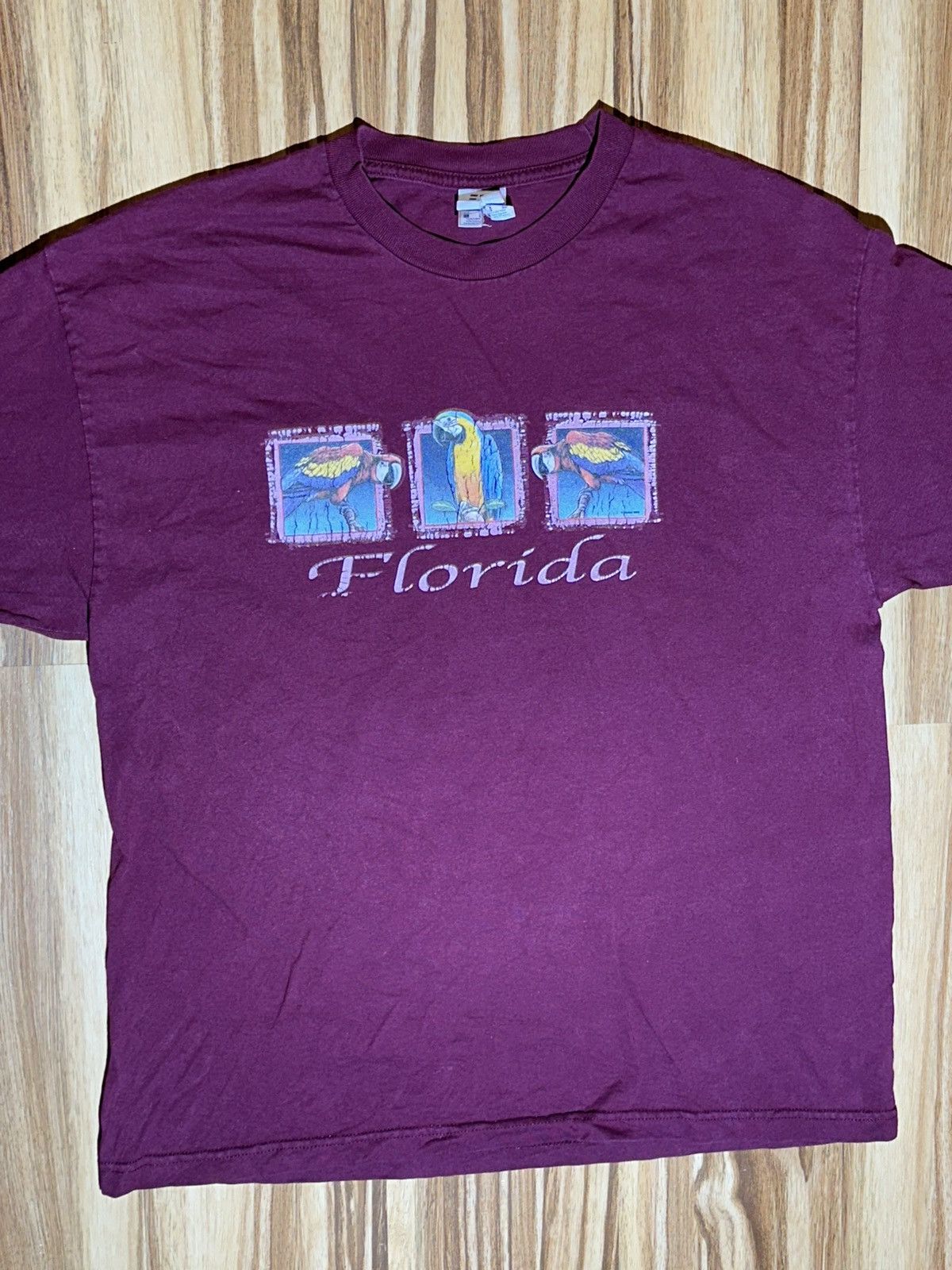Other Scarlet Macaw Birds Florida burgundy Tshirt Size US XL / EU 56 / 4 - 2 Thumbnail