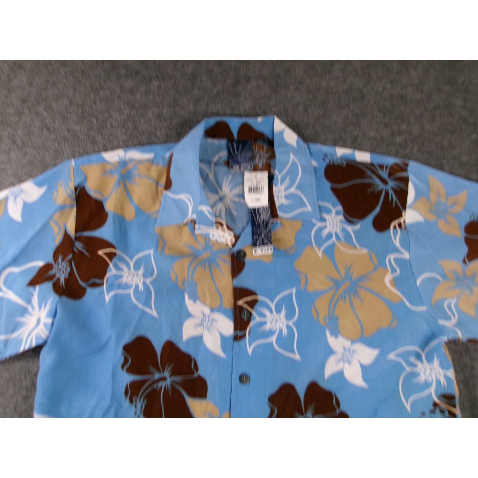Vintage VINTAGE C Two Shirt Men XL Blue Floral 90s Hawaiian Tropical Button-Up Short Sleeve Casual Travel Workwear Mens Size US XL / EU 56 / 4 - 4 Thumbnail