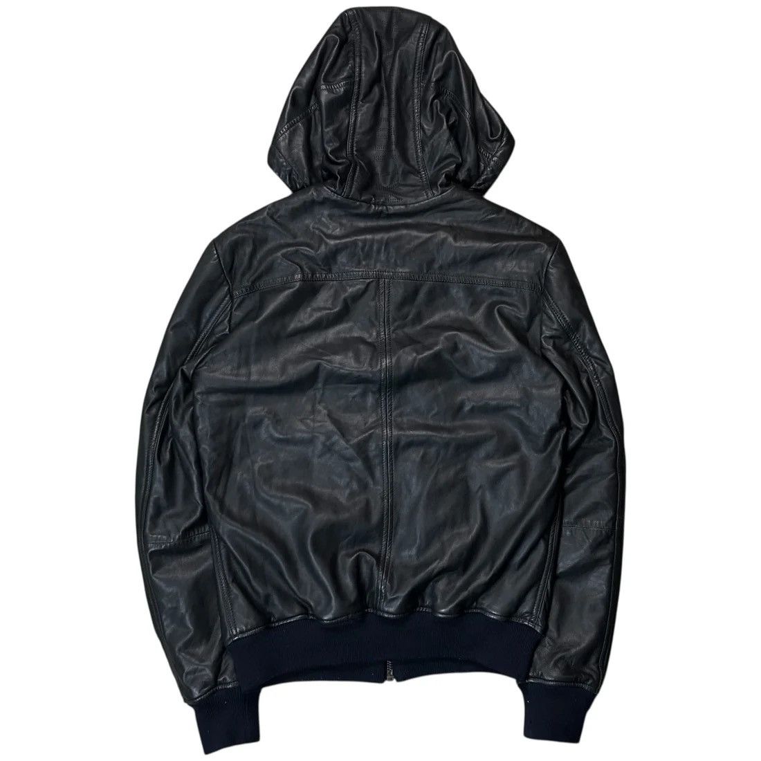 Dirk Bikkembergs Dirk Bikkembergs Hooded Sheep Leather Blouson Size US M / EU 48-50 / 2 - 3 Thumbnail