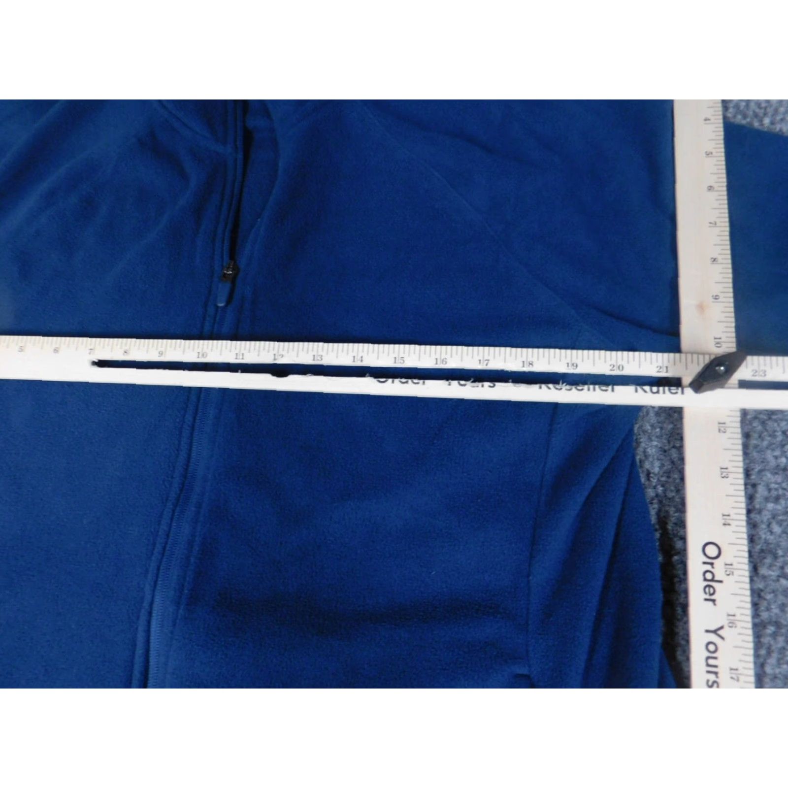 Old Navy Old Navy Womens Sweatshirt Full Zip XL Blue Activewear Lightweight Regular Logo Mock Neck Polyester Blended Fabric Womens Casual Sports Size XL / US 12-14 / IT 48-50 - 4 Thumbnail