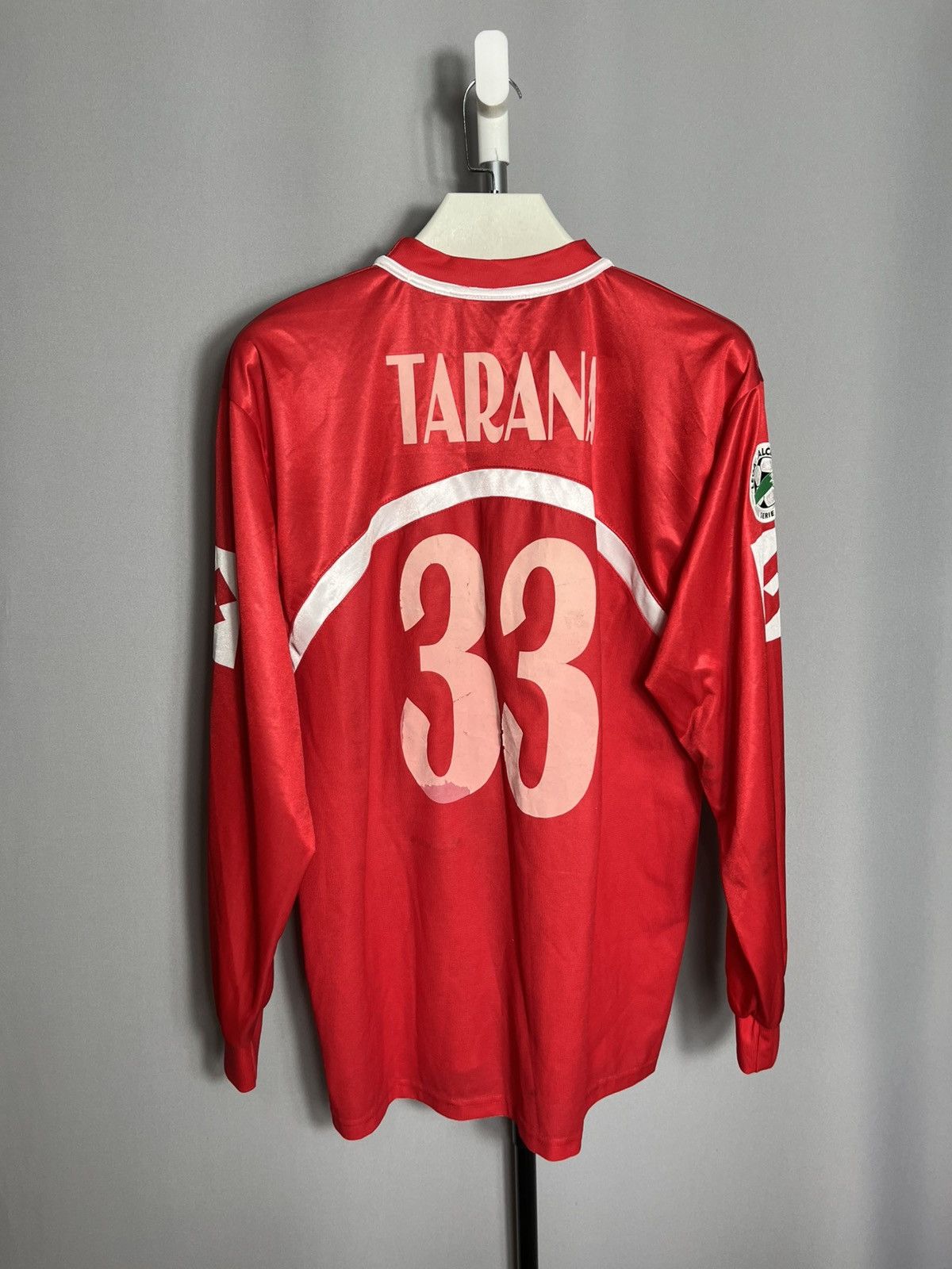 Lotto Sport Piacenza Calcio 2003 2004 Tarana #33 long sleeve jersey Size US XL / EU 56 / 4 - 10 Thumbnail