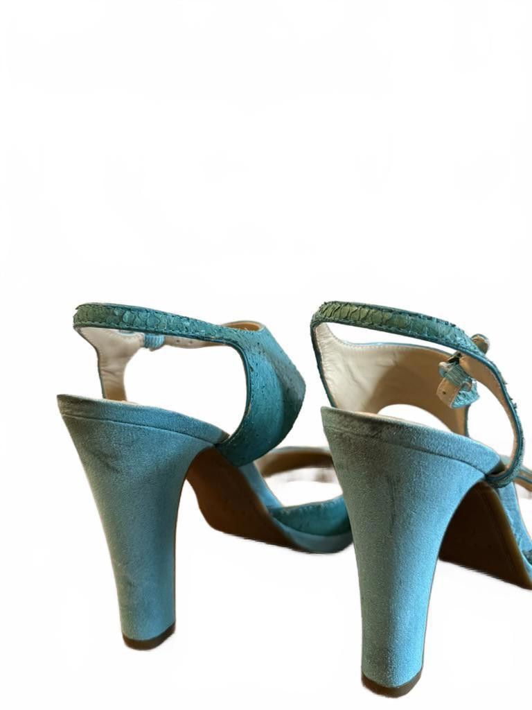 Geox Patented Respira Sandals-Teal Size US 10 / IT 40 - 5 Thumbnail