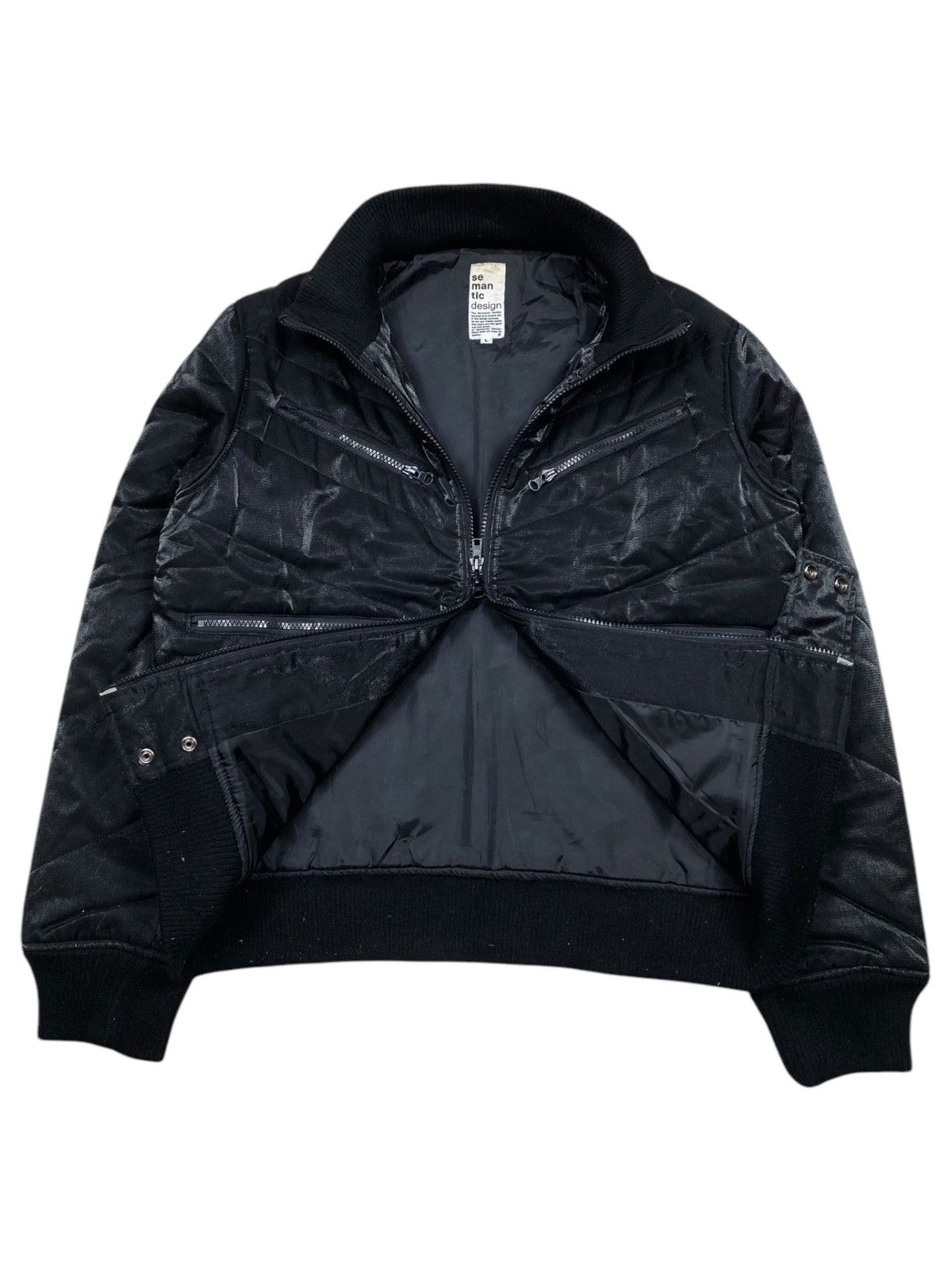 BUFFALO BOBS 2000s Semantic Design - Vkei Style Iridescent Jacket Size US M / EU 48-50 / 2 - 6 Thumbnail