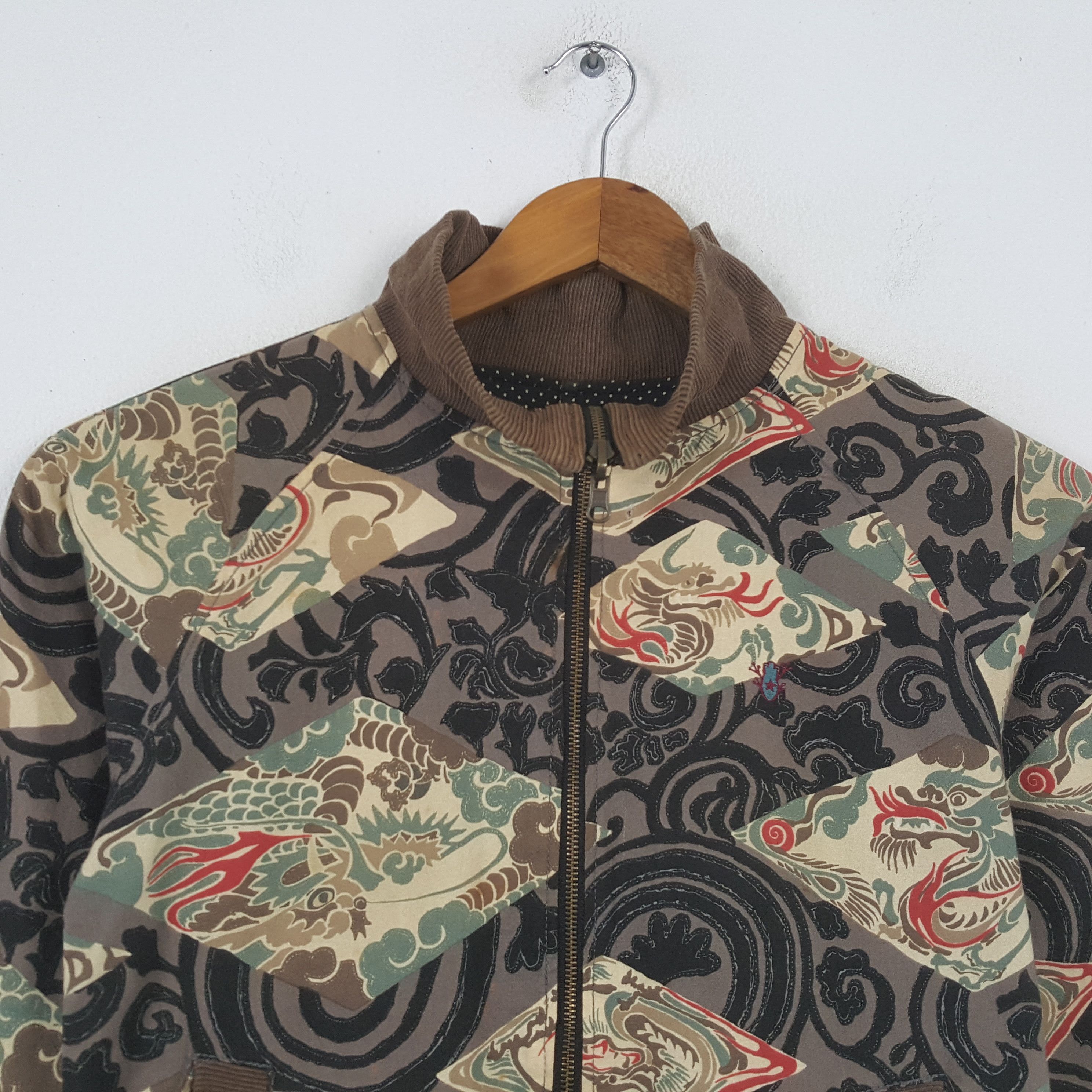 Japanese Brand × Vintage Vintage Japan Sukajan Style Zipper Jacket C288N21 Size US XS / EU 42 / 0 - 2 Thumbnail