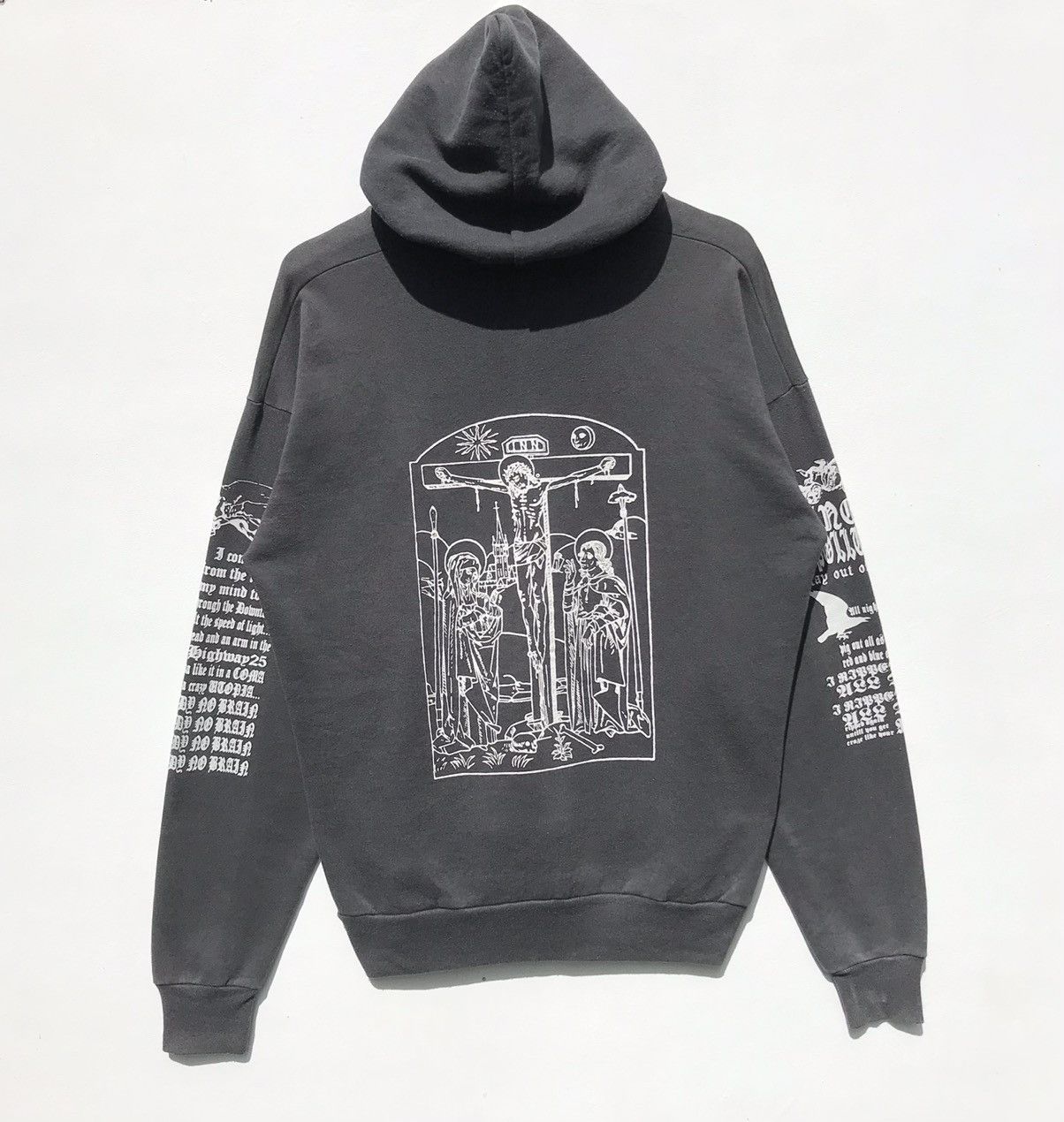 WWE Y2K Vintage Johnny Spade WWE Hoodie Sweatshirt SunFaded Size US L / EU 52-54 / 3 - 1 Thumbnail