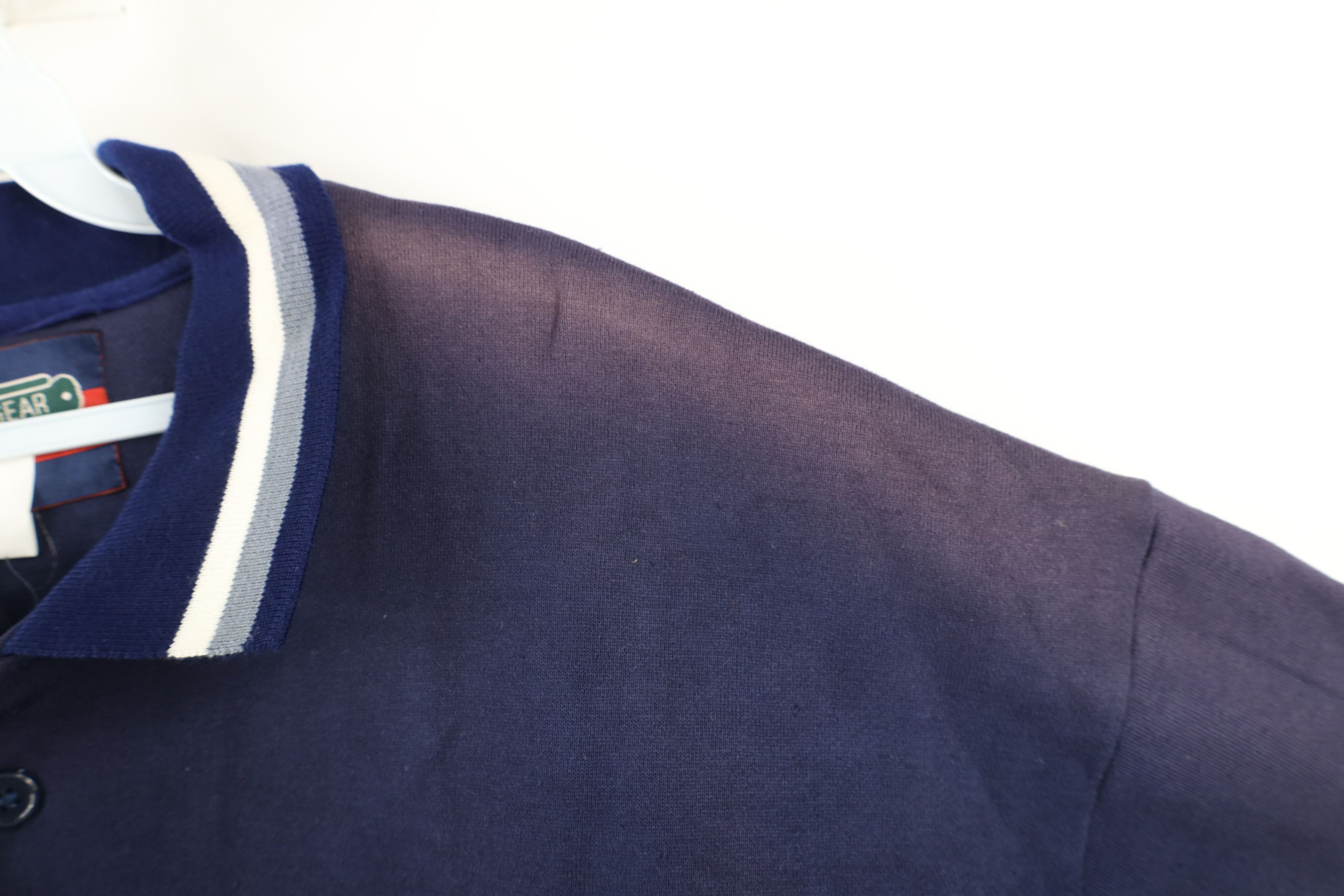 Vintage Vintage 90s Out Dallas Cowboys Collared Sweatshirt Blue Size US L / EU 52-54 / 3 - 5 Thumbnail