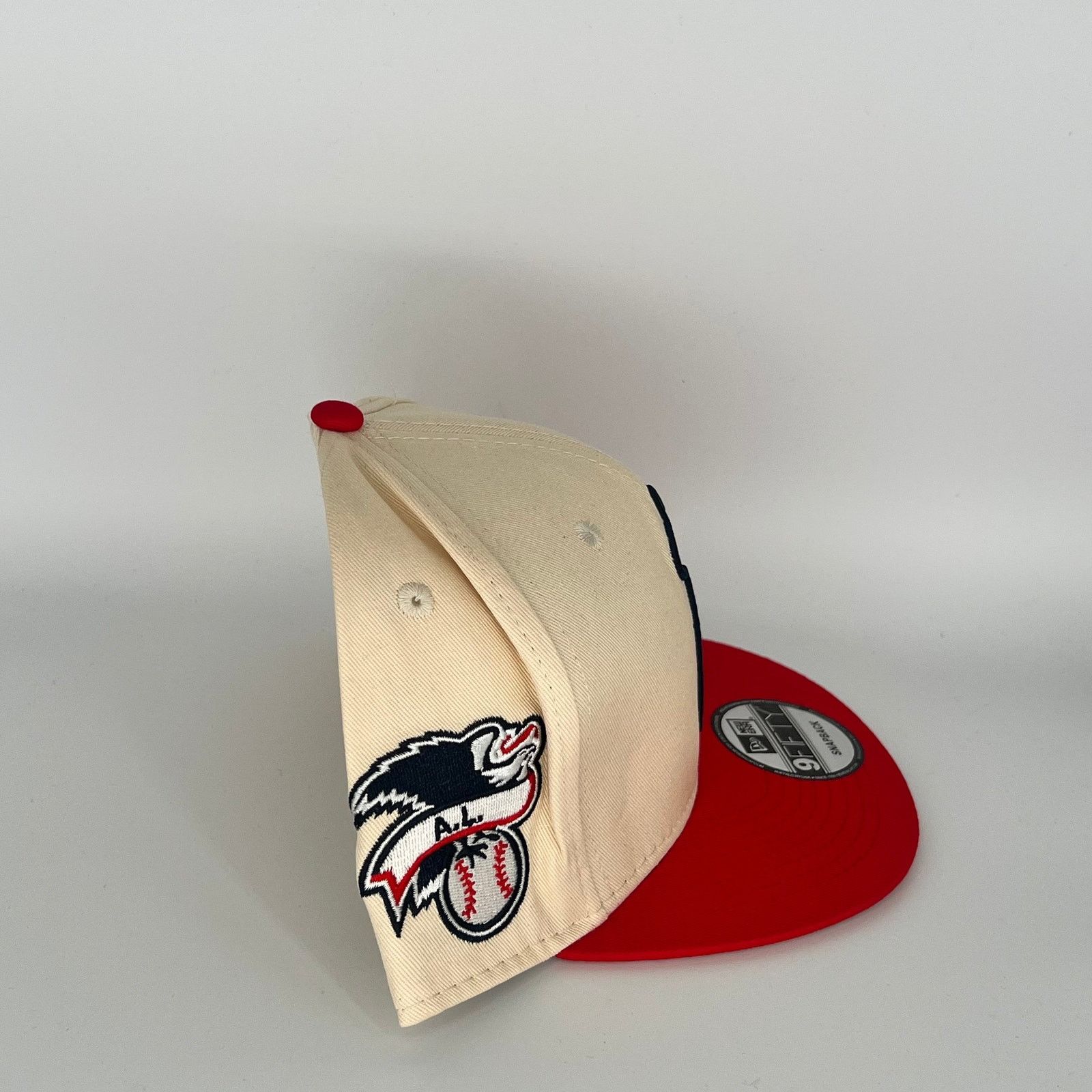 New Era Khaki Red Los Angeles Angels A.L. Side Patch New Era MLB Size ONE SIZE - 3 Thumbnail