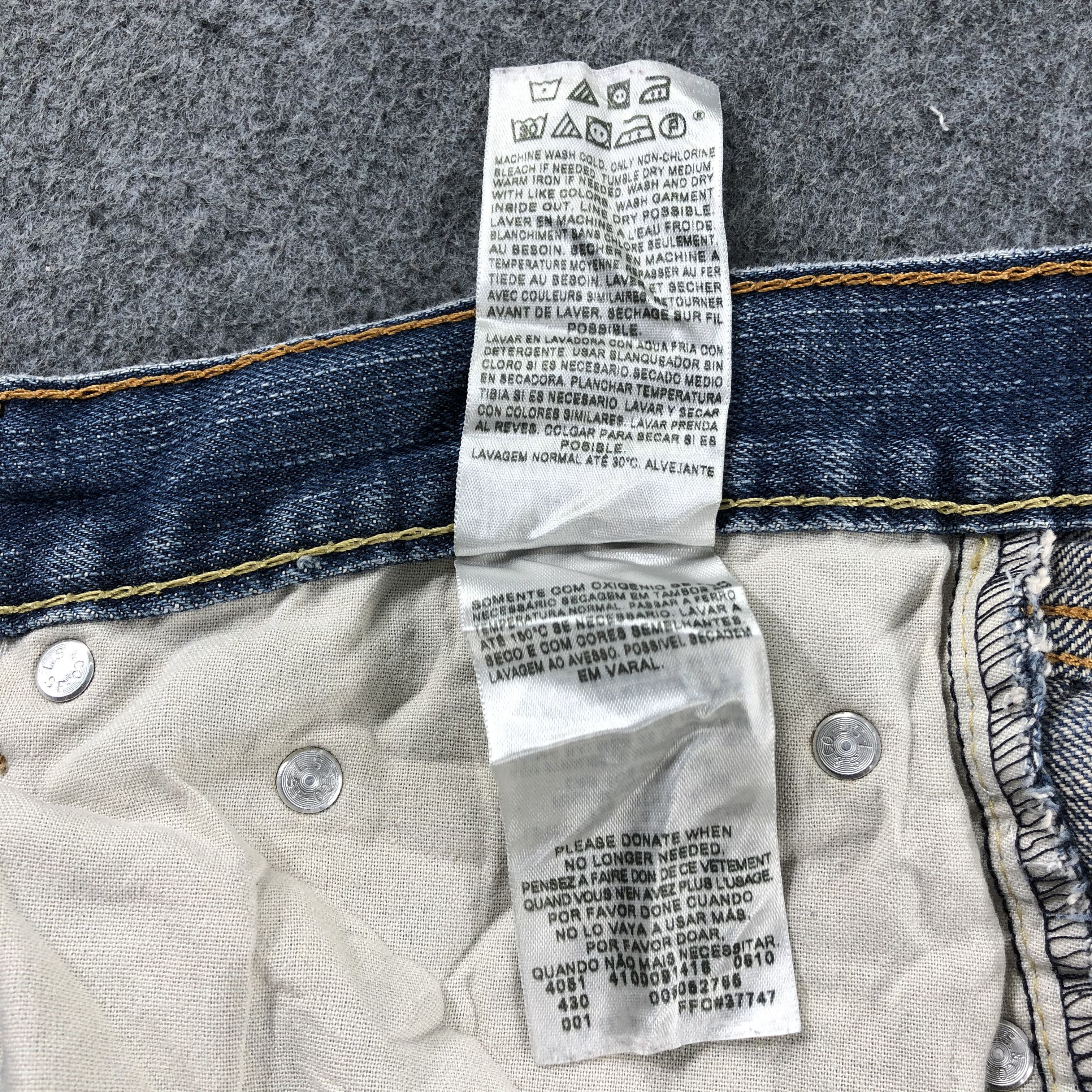 Levi's Vintage Blue Wash Levis 505 Jeans-J2581 Size US 38 / EU 54 - 14 Thumbnail