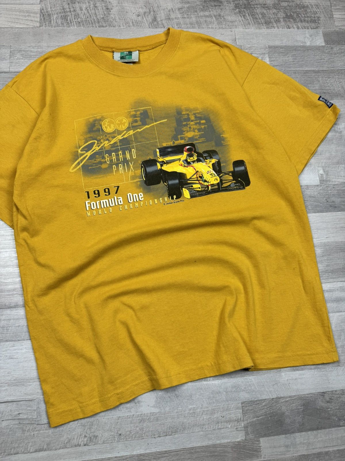 Formula 1 Vintage Jordan Grand Prix Official Formula 1 T shirt 1997 Size US L / EU 52-54 / 3 - 4 Thumbnail