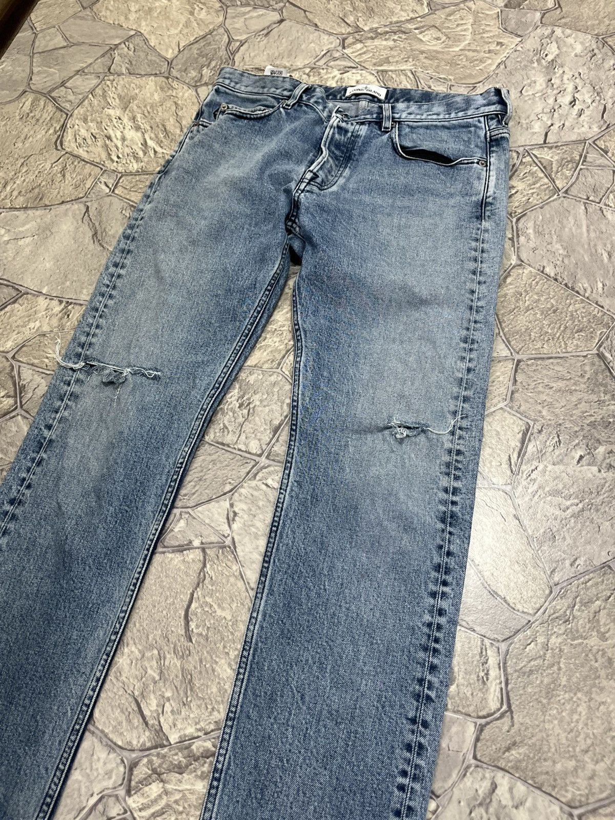Stone Island Vintage Stone Island Jeans Patch Pocket Straight Fit Casual Size US 32 / EU 48 - 9 Thumbnail