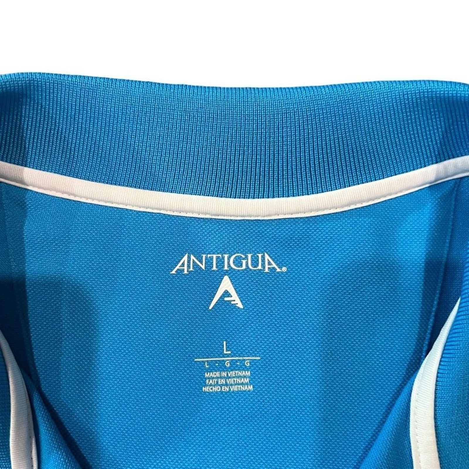 Antigua Antigua Carolina Panthers Polo Shirt Men's Large Blue Size US L / EU 52-54 / 3 - 3 Thumbnail