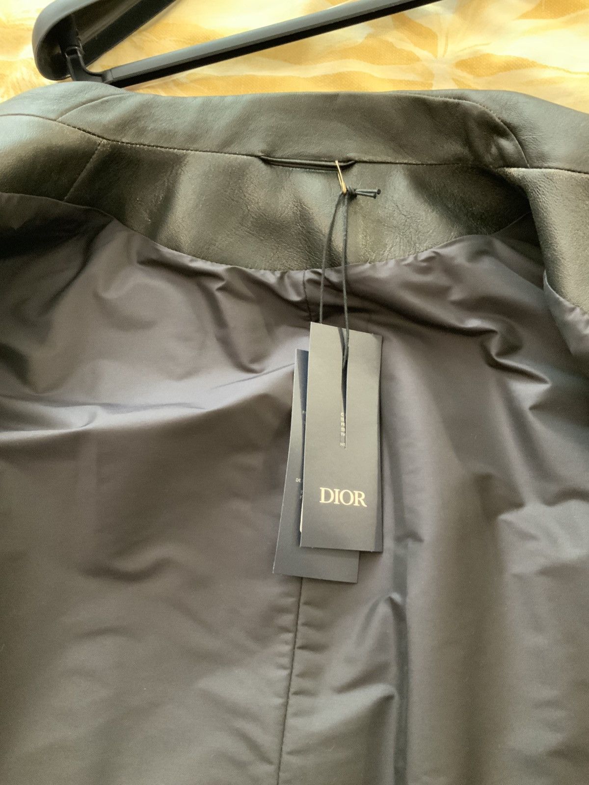 Dior × Stone Island Dior x Stone Island Leather Field Jacket Size US M / EU 48-50 / 2 - 13 Thumbnail