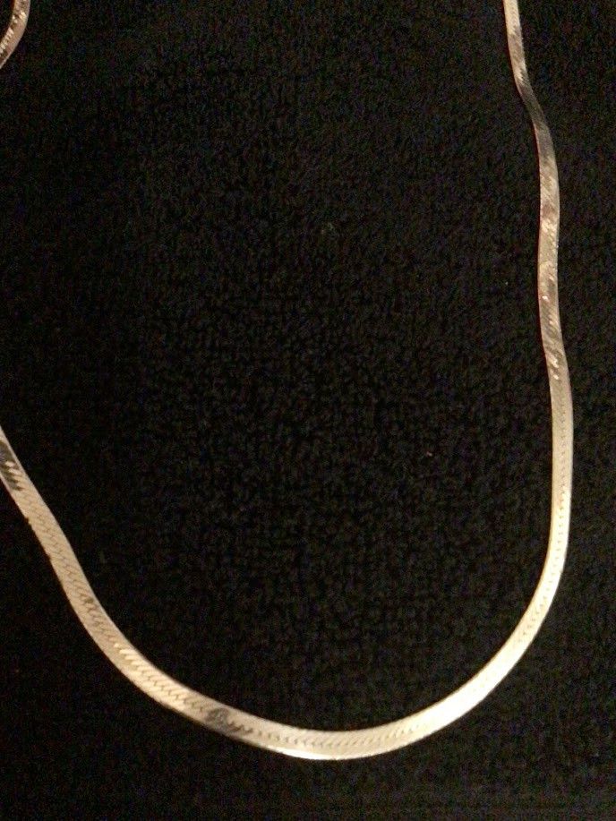 Other mens 925 sterling silver herringbone necklace Size ONE SIZE - 2 Thumbnail