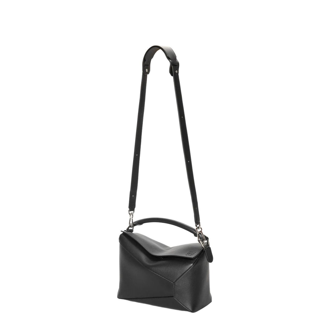 Loewe LOEWE Puzzle Medium Edge $4100 Black Leather Handbag New & A Size ONE SIZE - 1 Thumbnail