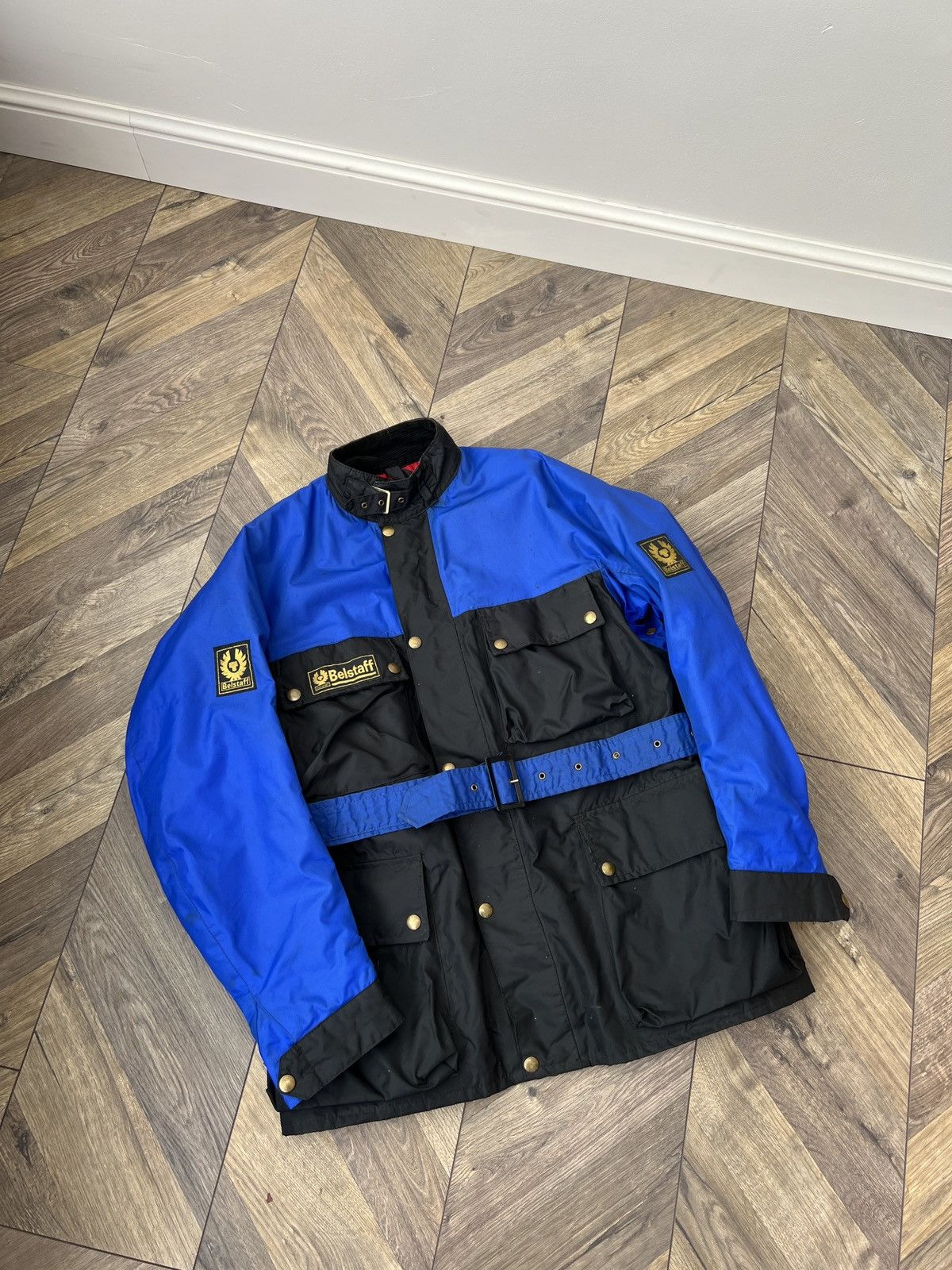 Belstaff × Vintage Vintage Belstaff Nylon Jacket Trialmaster 500 Size US L / EU 52-54 / 3 - 3 Thumbnail