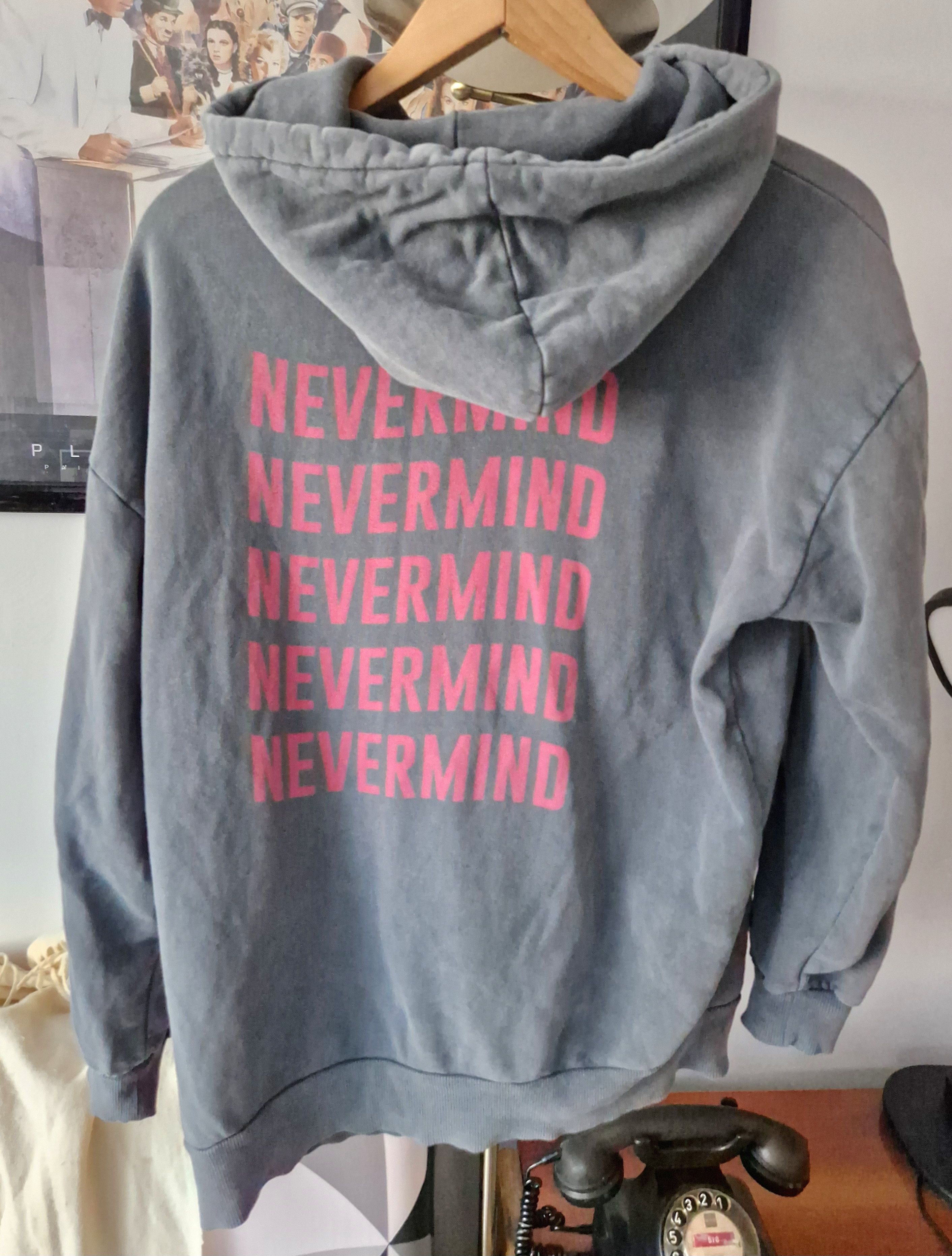 Vintage subdued hoodie gray man Size US M / EU 48-50 / 2 - 4 Thumbnail