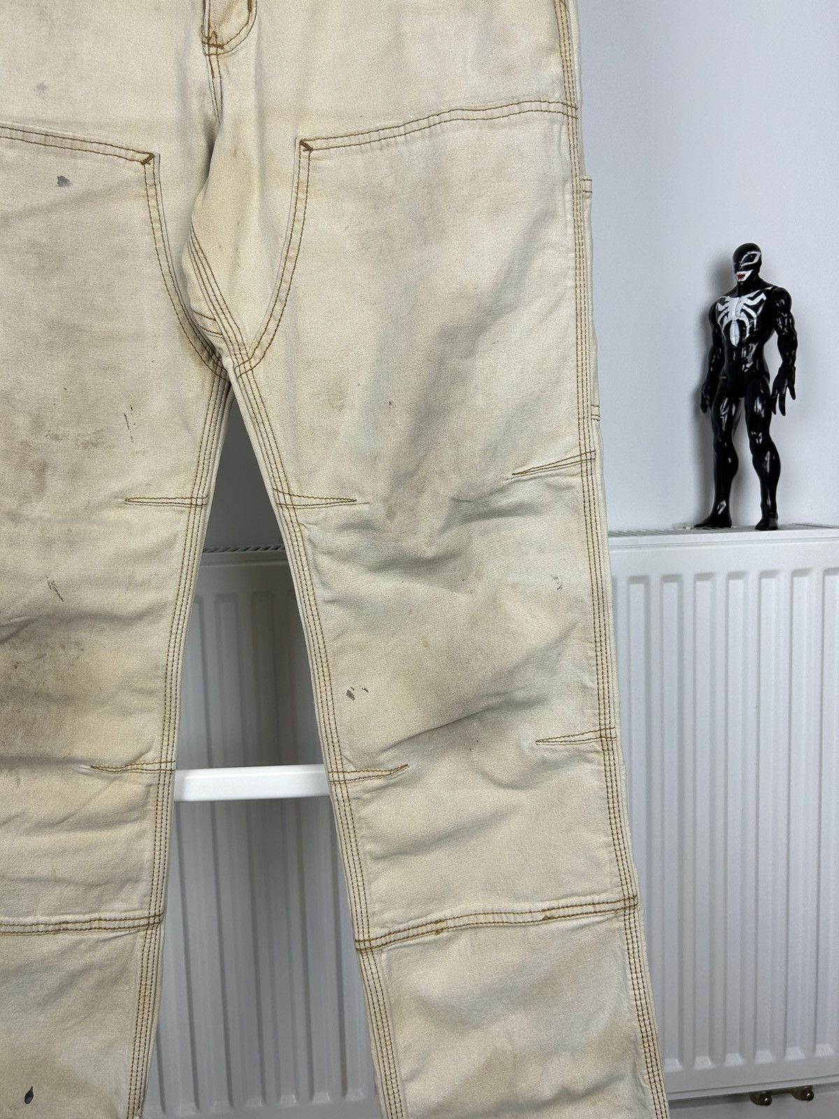 Carhartt × Vintage Crazy sun faded distressed carhartt double knee denim Size US 32 / EU 48 - 4 Thumbnail