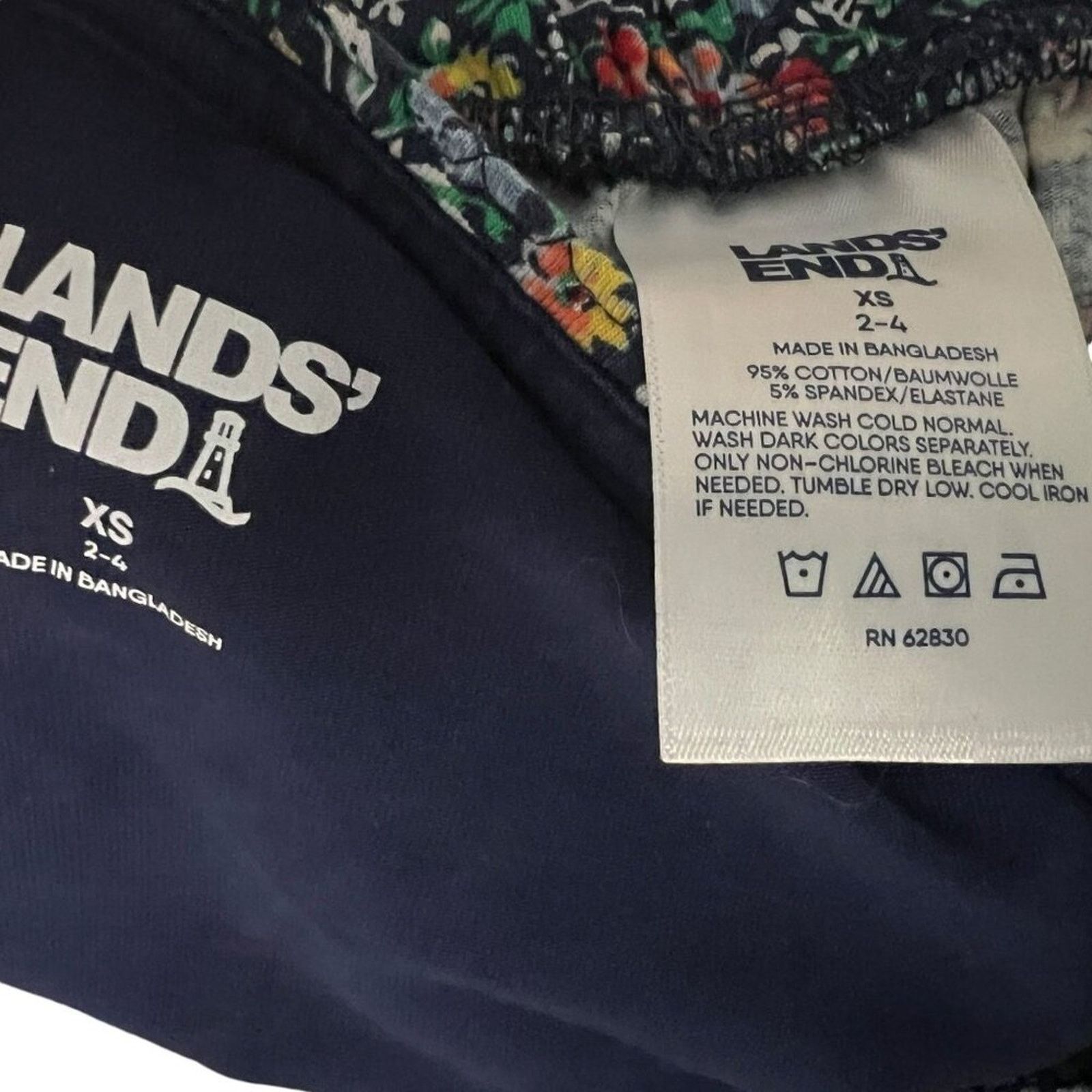 Lands' End Lands' End Knit Pajama Set Long Sleeve T-Shirt and Pants XS Size ONE SIZE - 3 Thumbnail