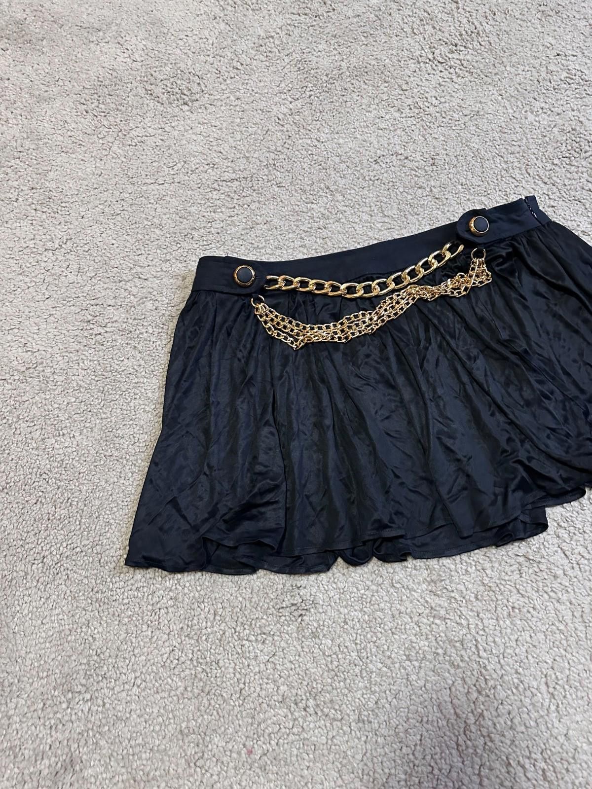 Dolce & Gabbana Dolce&Gabbana Black Mini Skirt Size 44 Size 30" / US 8 / IT 44 - 2 Thumbnail