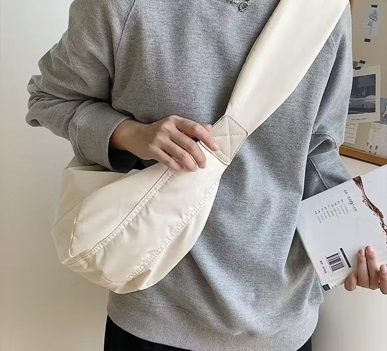 Japanese Brand Casual Nylon Crossbody Dumpling Bag Size ONE SIZE - 12 Thumbnail