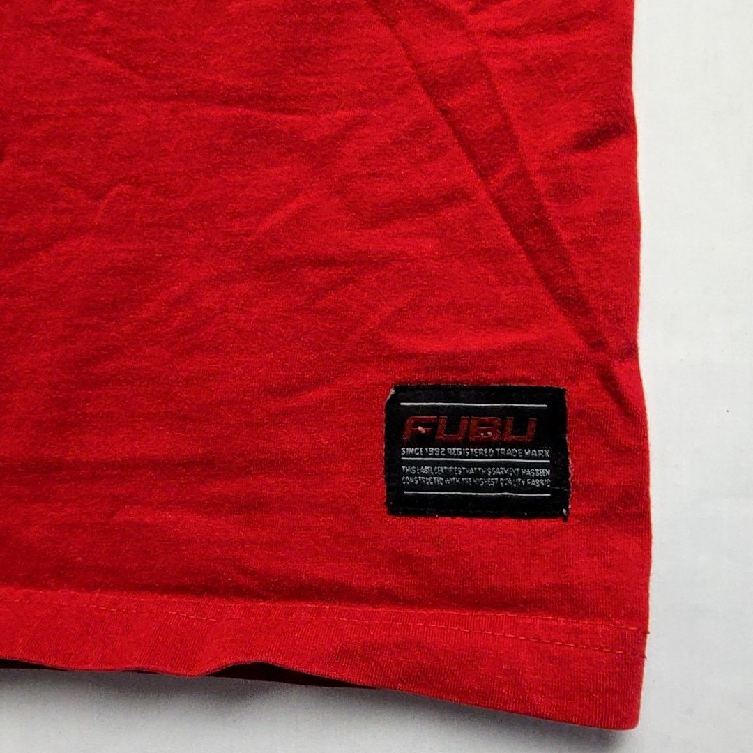 Fubu Vintage Fubu Jeans Graphic Tee Red Hip Hop Large Shirt Y2K Size US L / EU 52-54 / 3 - 3 Thumbnail