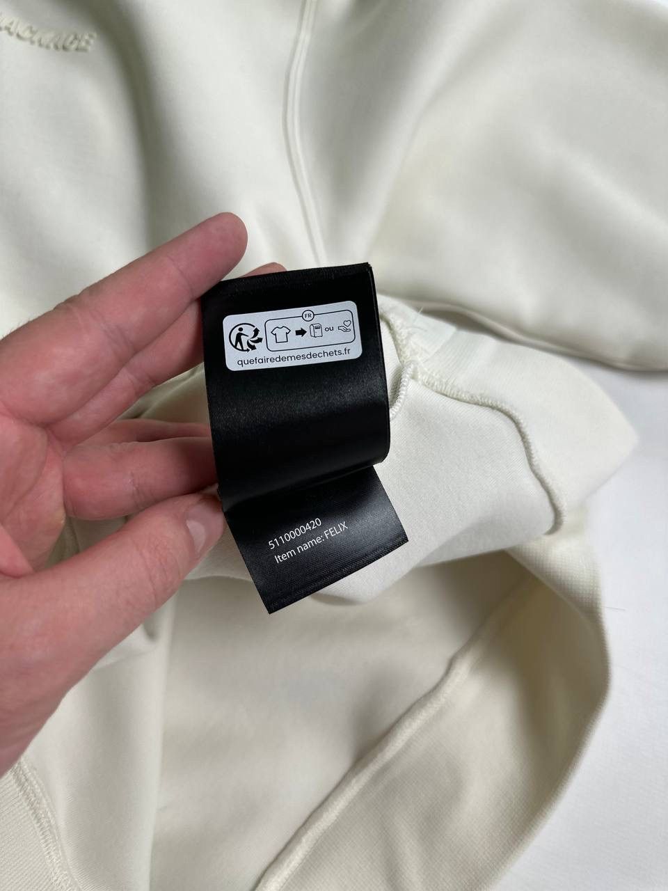 Mackage Mackage Felix 1/4 Polo Zip Cream Luxury Oldmoney Size US XL / EU 56 / 4 - 9 Thumbnail