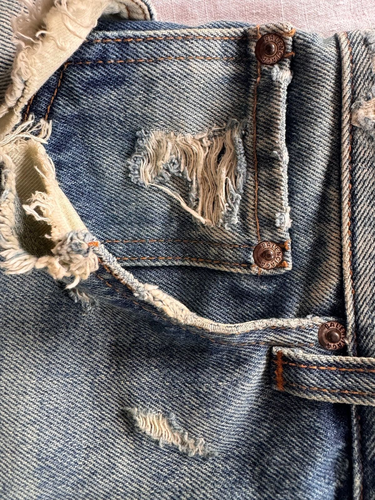 Balenciaga Balenciaga FW21 Destroyed Jeans Size US 34 / EU 50 - 6 Thumbnail