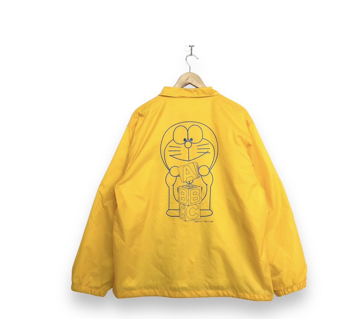 Anime × Japanese Brand Doraemon Coach Jacket Shokakugan English Class Size US L / EU 52-54 / 3 - 2 Thumbnail