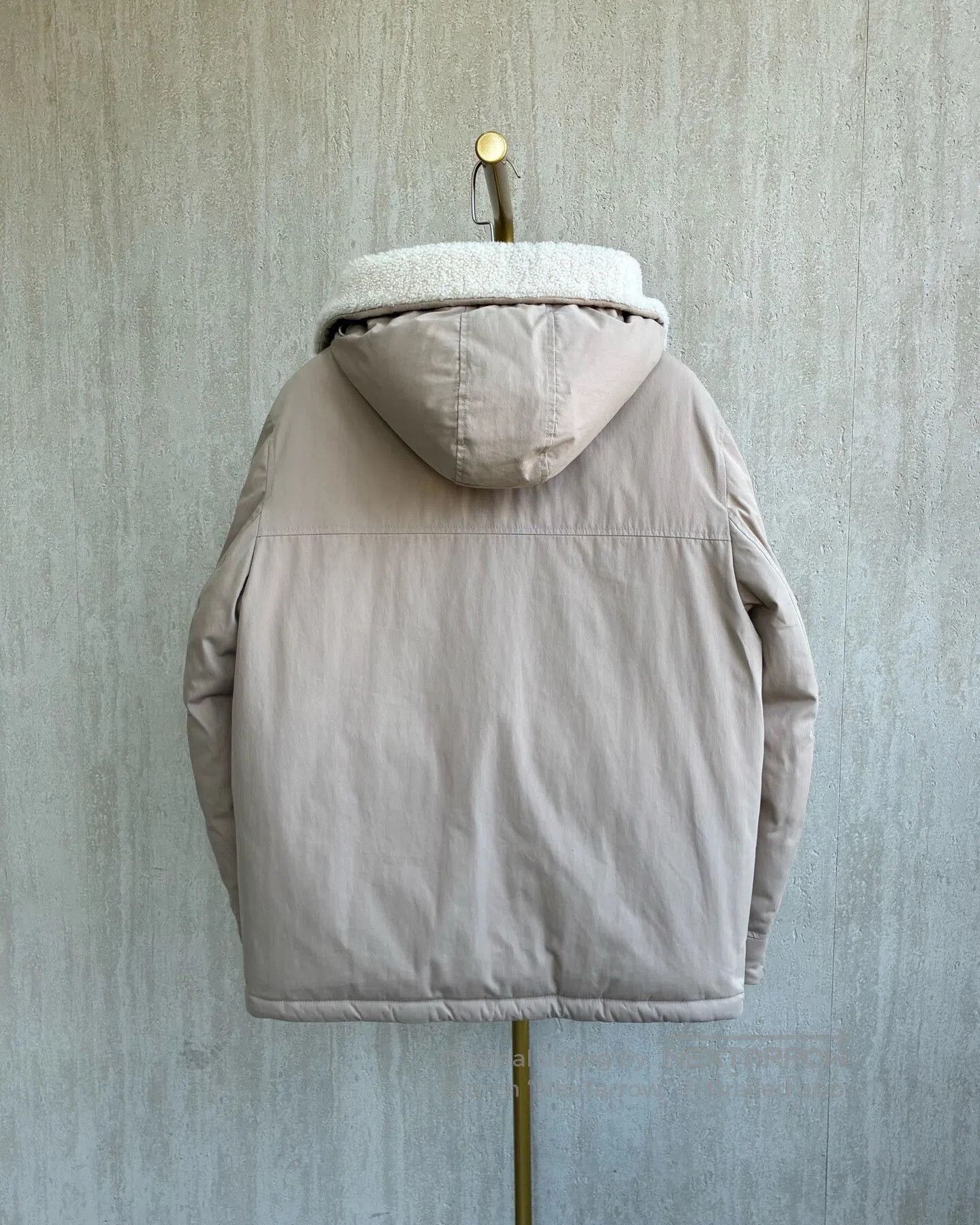 Brunello Cucinelli Brunello Cucinelli Beige Down Jacket. Size US M / EU 48-50 / 2 - 2 Thumbnail